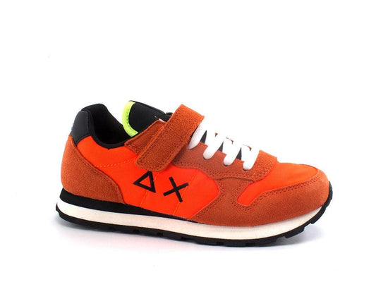 SUN68 Boy's Tom Solid Sneaker Running Arancio Fluo Z32301 - Sandrini Calzature e Abbigliamento