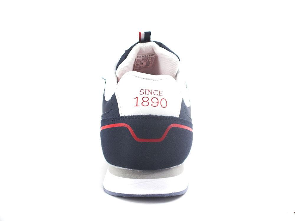 U.S. POLO ASSN. Sneaker Logo Eco Suede Blu Medievale - Sandrini Calzature e Abbigliamento