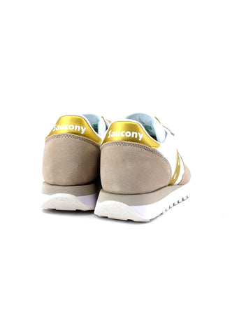 SAUCONY Jazz Original Sneaker Donna White Gold S1044-611 - Sandrini Calzature e Abbigliamento