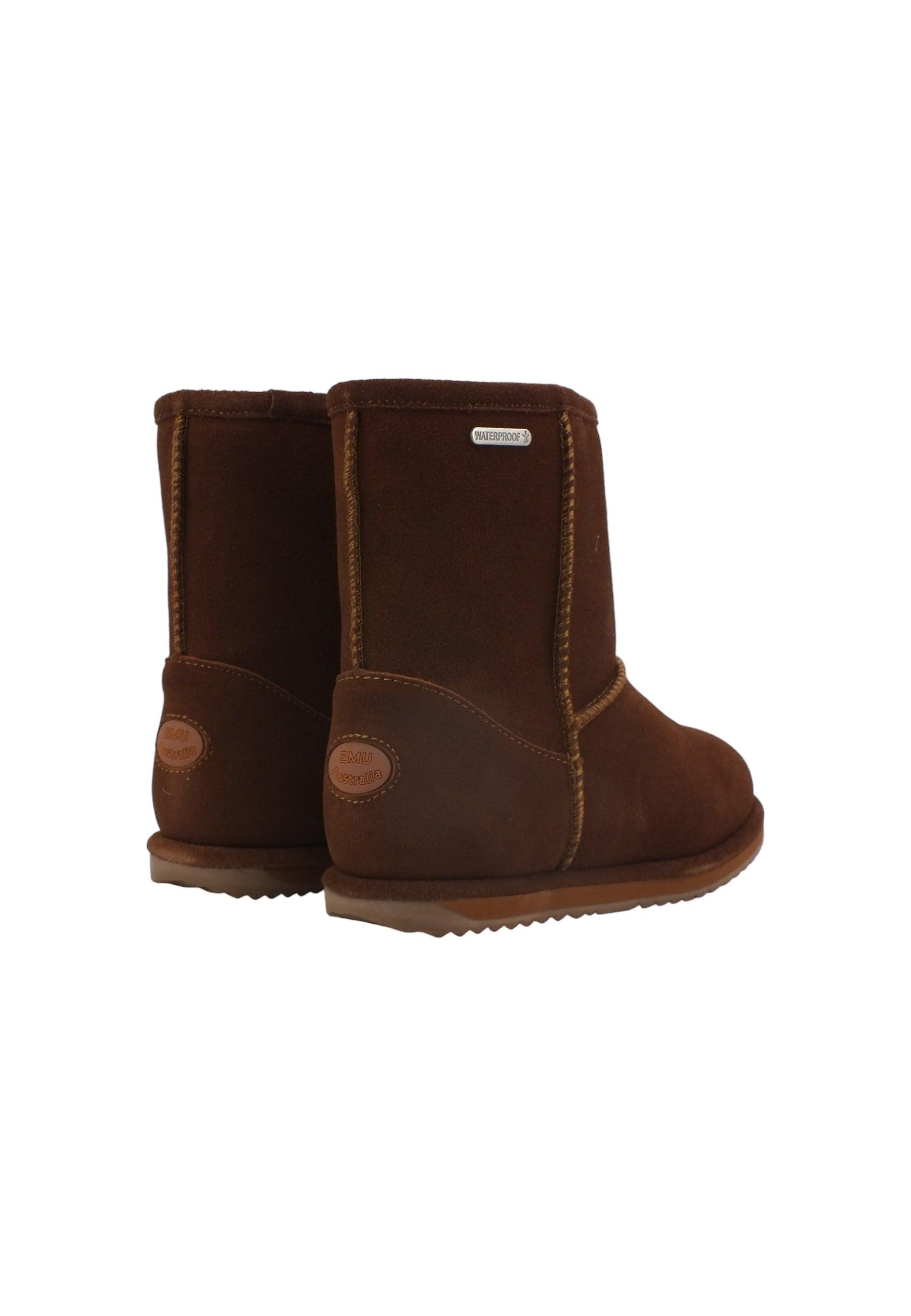 EMU Brumby Stivaletto Pelo Bimbo Oak Bordeaux K10773 - Sandrini Calzature e Abbigliamento
