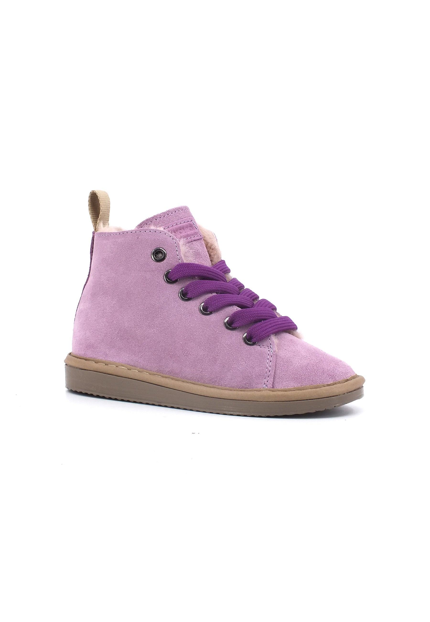PAN CHIC Stivaletto Pelo Bimbo Lilac Pancy P01K007-00462083 - Sandrini Calzature e Abbigliamento