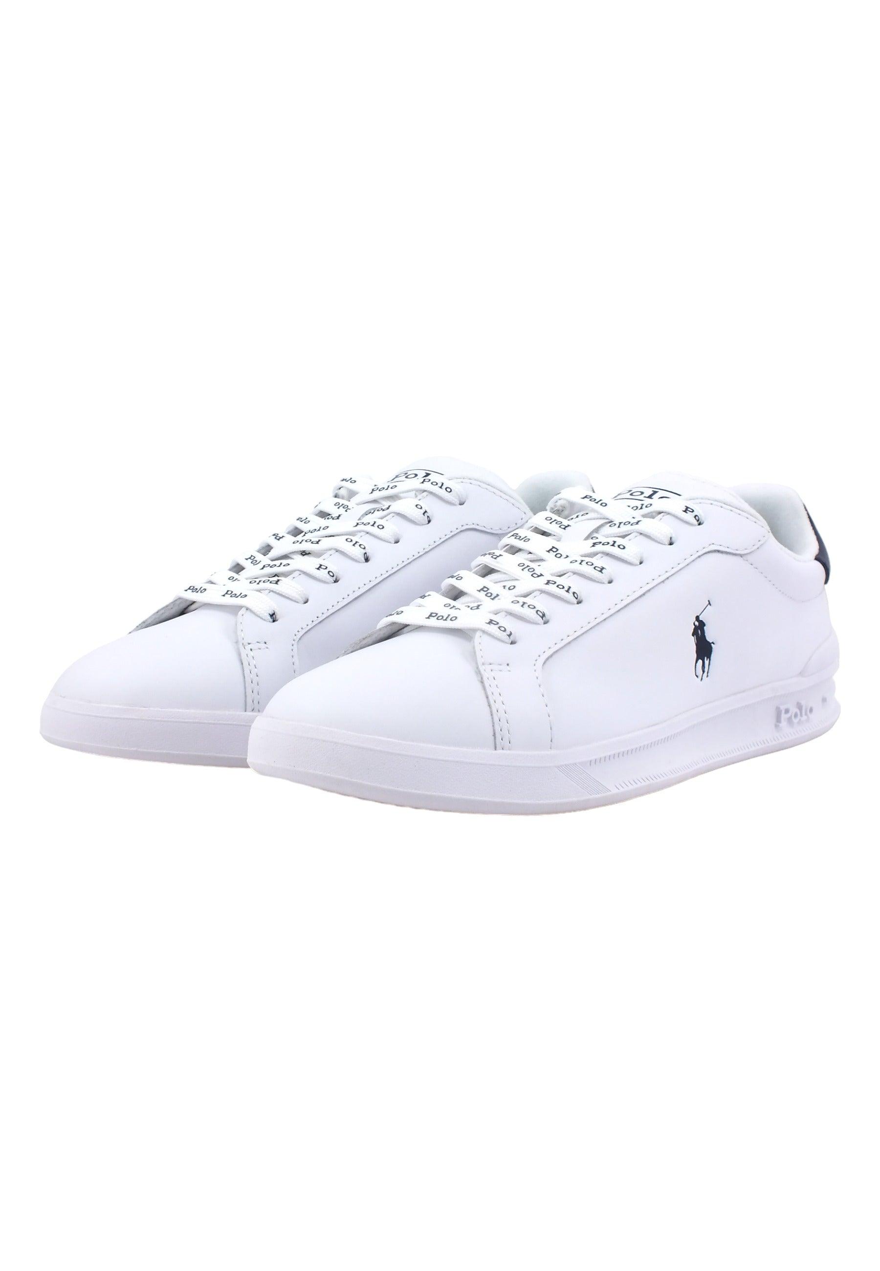 POLO RALPH LAUREN Sneaker Uomo White Navy 809829824003U - Sandrini Calzature e Abbigliamento