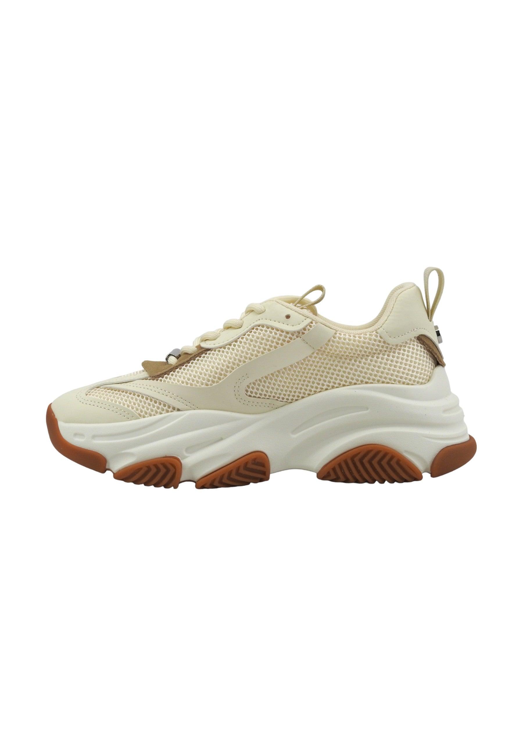 STEVE MADDEN Possession Sneaker Donna White Gun POSS03S1 - Sandrini Calzature e Abbigliamento