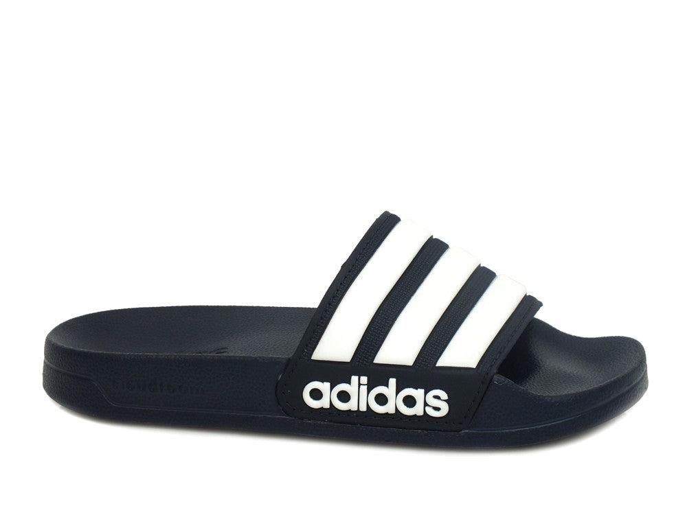 ADIDAS Adilette Ciabatta Navy White AQ1703 - Sandrini Calzature e Abbigliamento