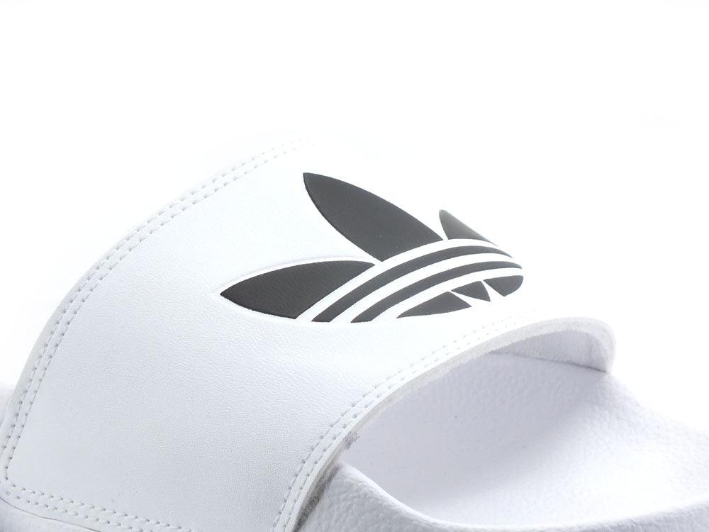 ADIDAS Adilette Lite Ciabatta Gomma White Black FU8297 - Sandrini Calzature e Abbigliamento