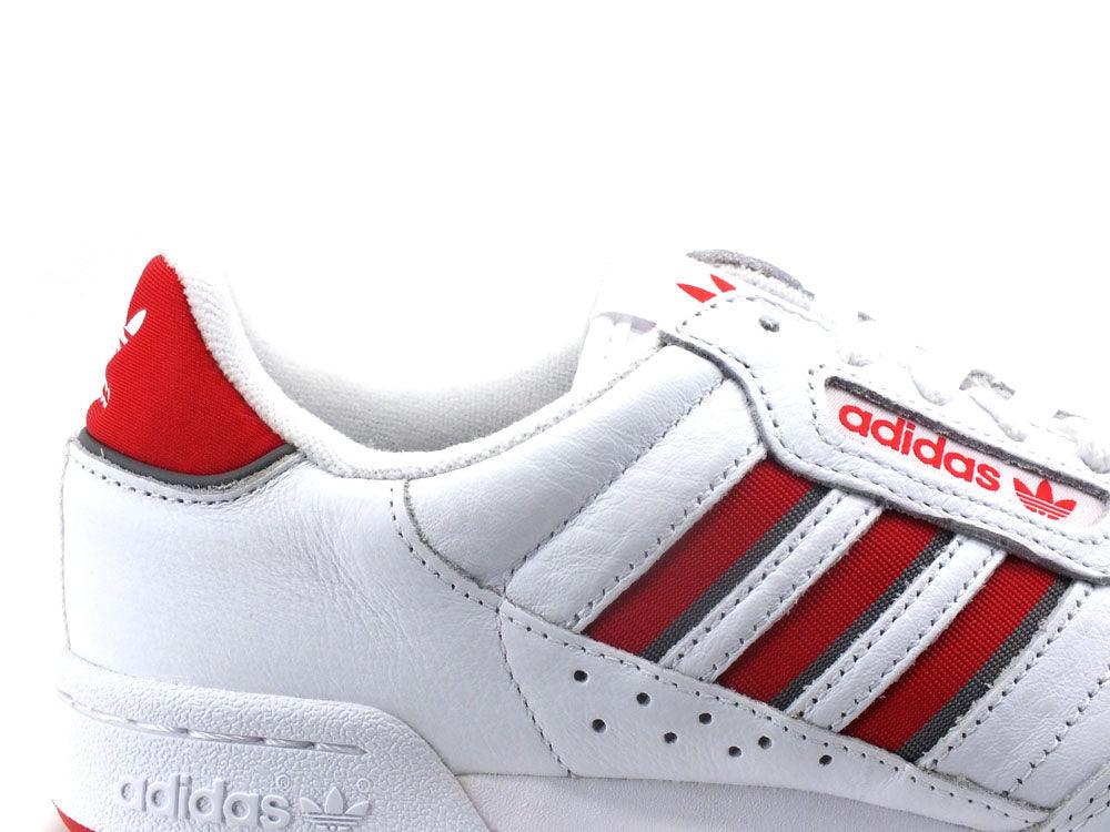 ADIDAS Continental 80 Stripes Sneaker White Red Grey GZ6261 - Sandrini Calzature e Abbigliamento