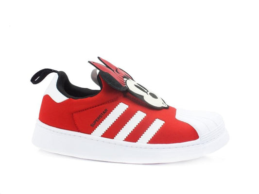 ADIDAS Superstar 360 Disney Sneaker Minnie Mouse White Red Black Q46300 - Sandrini Calzature e Abbigliamento