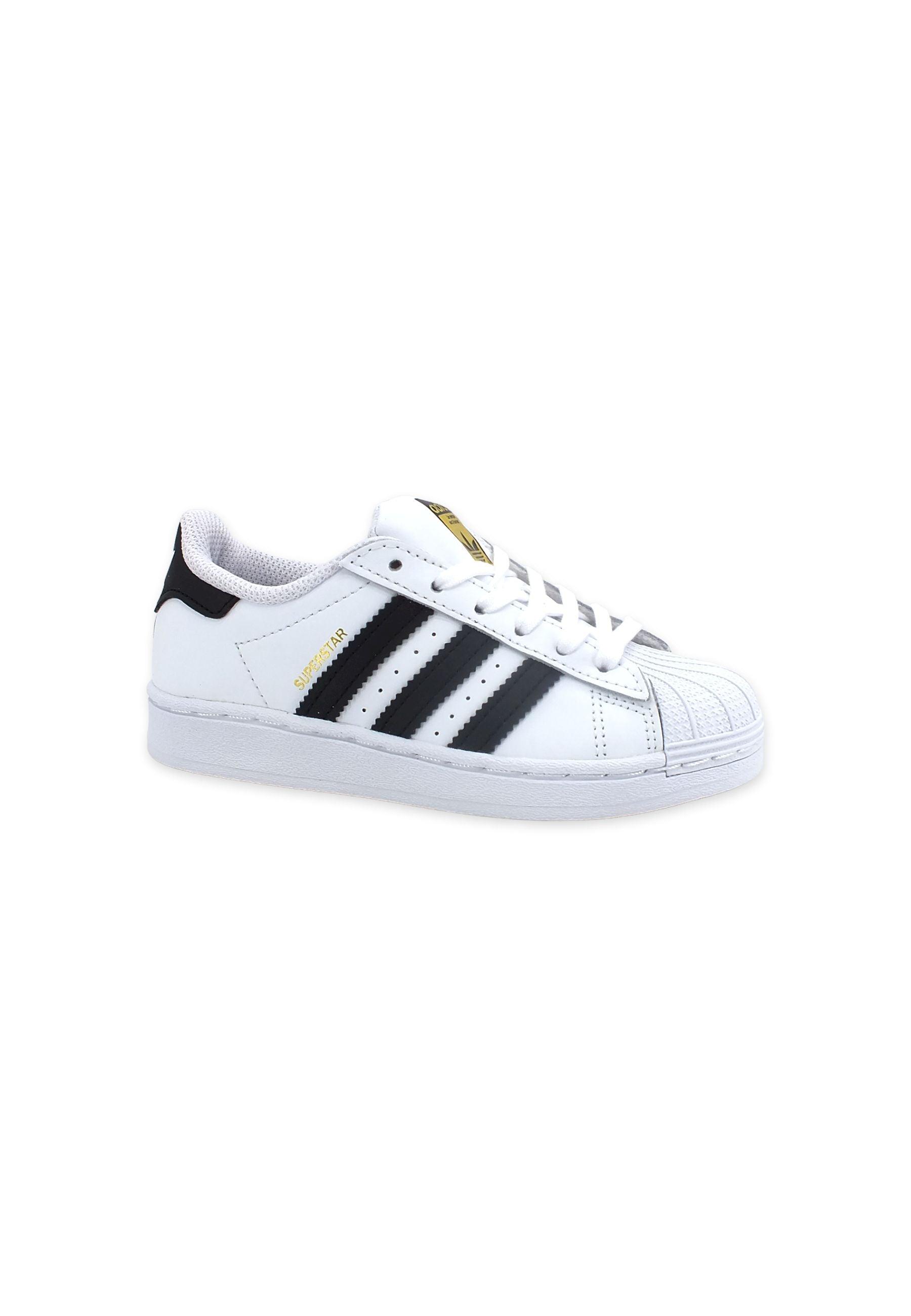 ADIDAS Superstar Sneaker Bimbo White Black FU7714 - Sandrini Calzature e Abbigliamento
