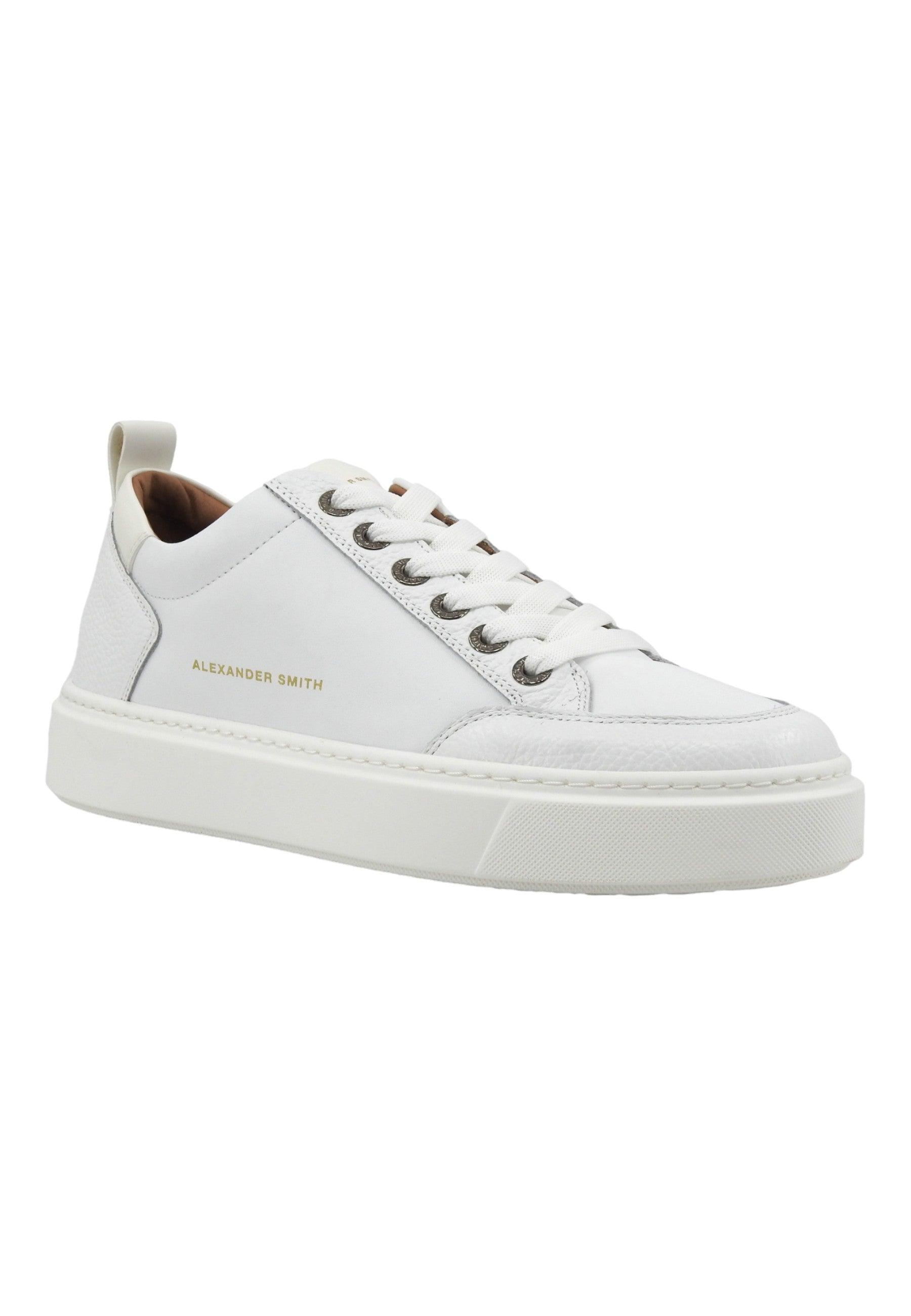 ALEXANDER SMITH Bond Sneaker Uomo Total White BDM3303 - Sandrini Calzature e Abbigliamento
