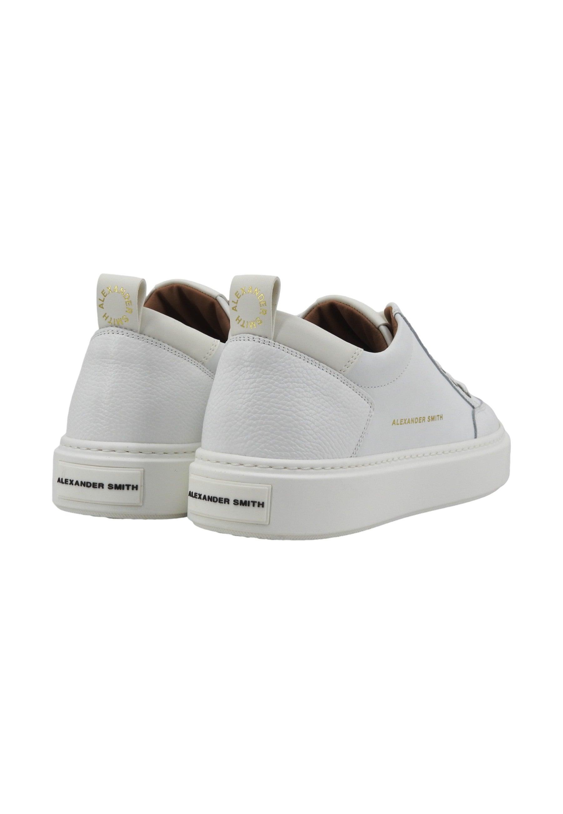 ALEXANDER SMITH Bond Sneaker Uomo Total White BDM3303 - Sandrini Calzature e Abbigliamento