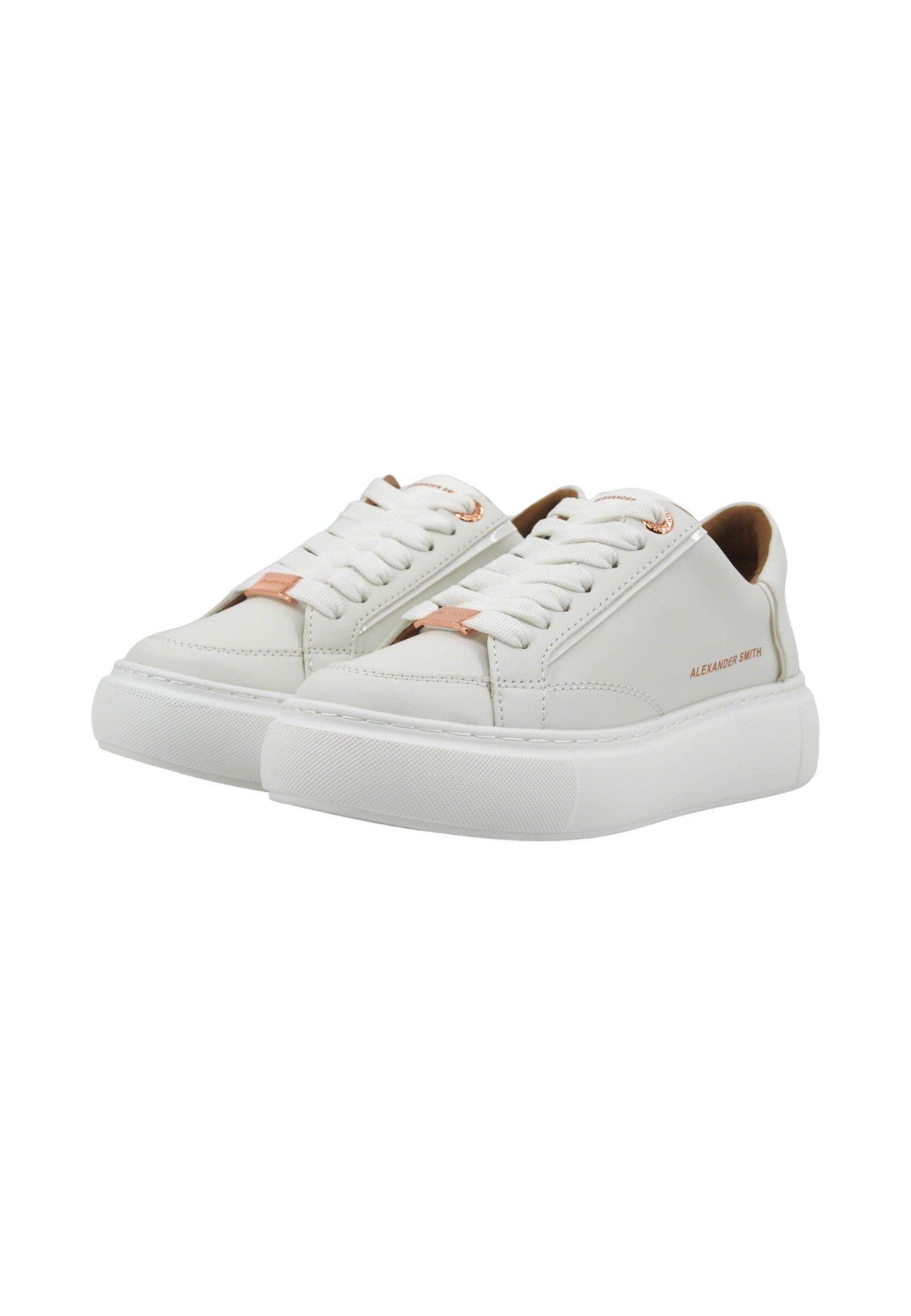 ALEXANDER SMITH Ecogreenwich Sneaker Donna Total White EGW7347 - Sandrini Calzature e Abbigliamento