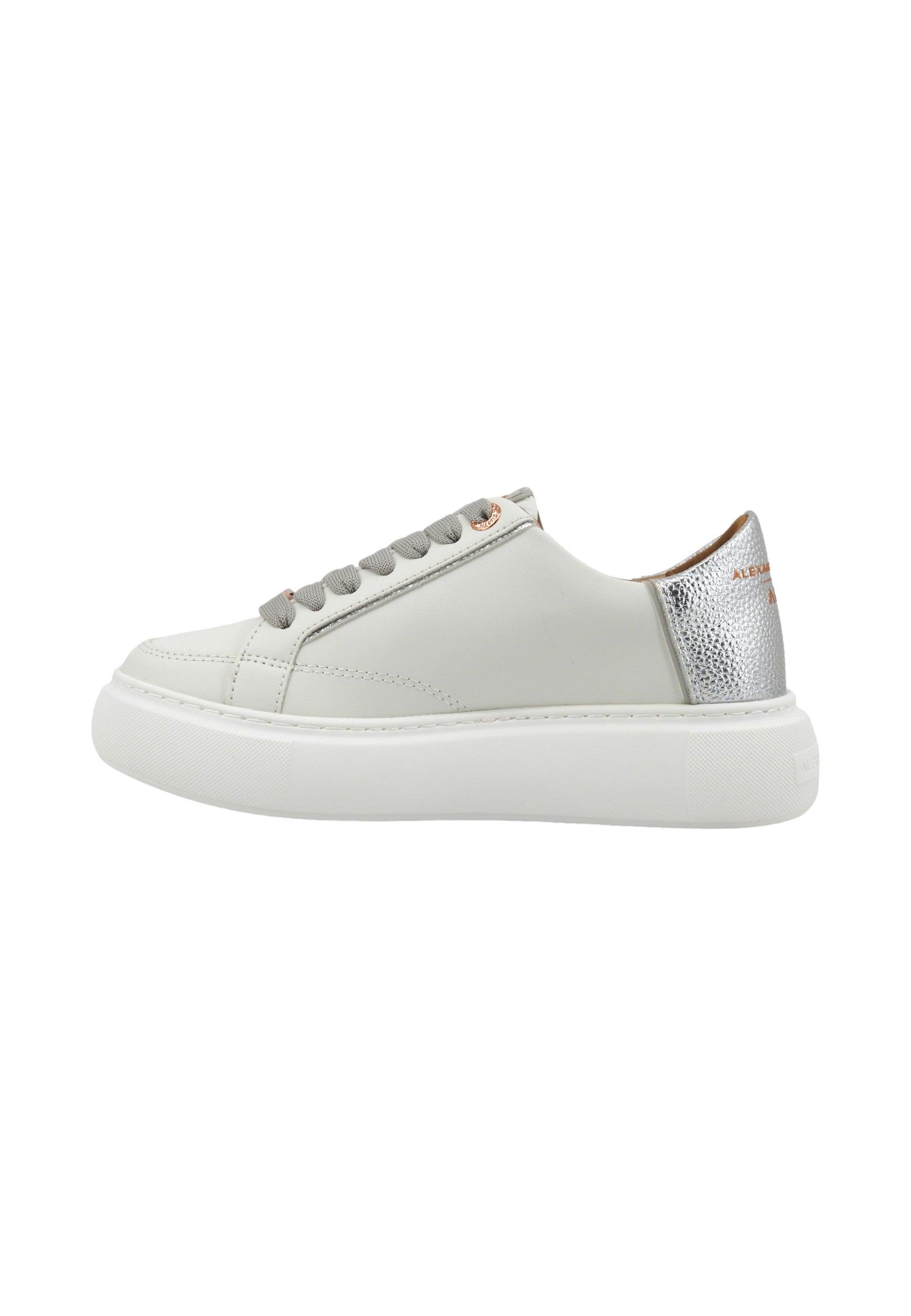ALEXANDER SMITH Ecogreenwich Sneaker Donna White Silver EGW7398 - Sandrini Calzature e Abbigliamento