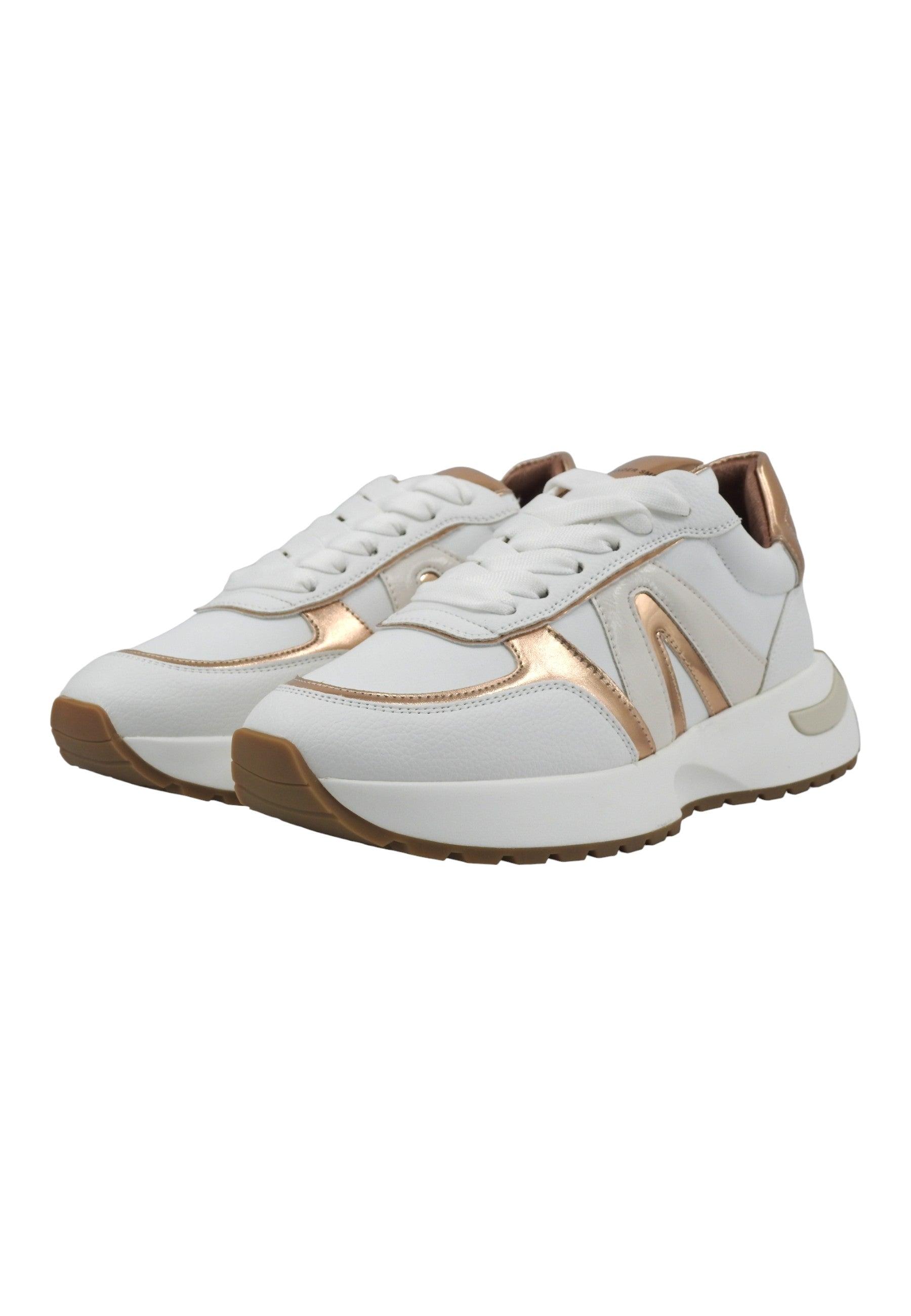 ALEXANDER SMITH Hyde Sneaker Donna White Copper HYW1307 - Sandrini Calzature e Abbigliamento