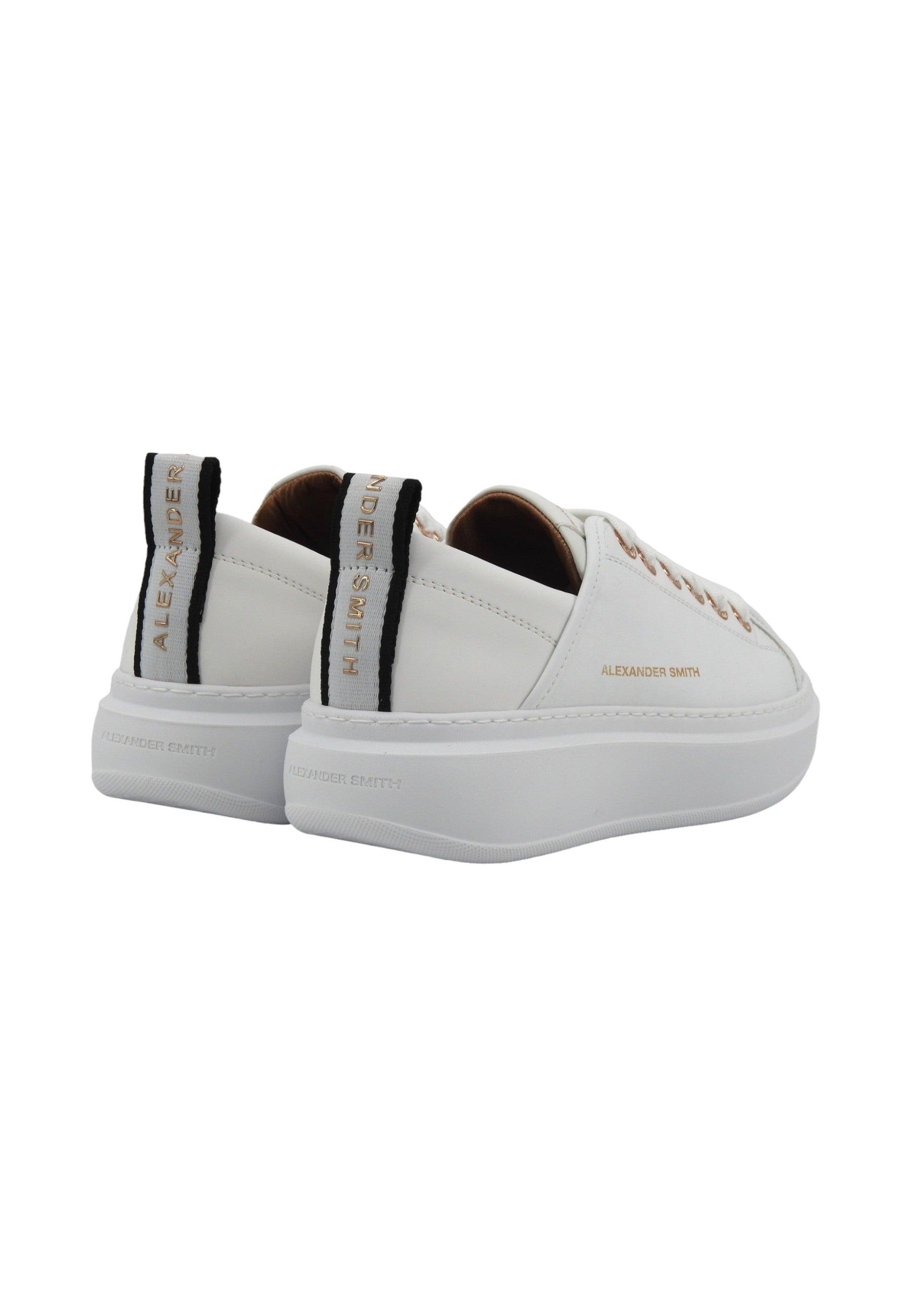 ALEXANDER SMITH Wembley Sneaker Donna Total White WYW0106 - Sandrini Calzature e Abbigliamento