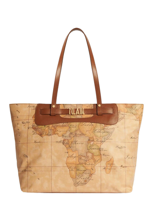 ALVIERO MARTINI 1° CLASSE Borsa Shopping Chestnut Beige GV76-S578 - Sandrini Calzature e Abbigliamento