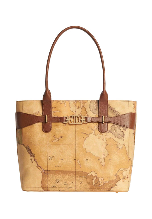 ALVIERO MARTINI 1° CLASSE Borsa Shopping Chestnut Beige GZ01-G611 - Sandrini Calzature e Abbigliamento