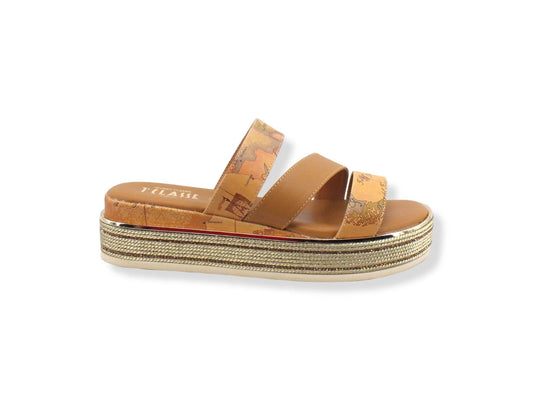 ALVIERO MARTINI 1° CLASSE Ciabatta Corda Beige Geo N1191-0326 - Sandrini Calzature e Abbigliamento