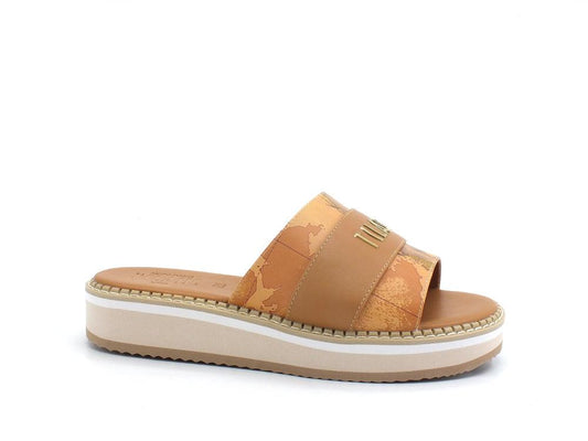 ALVIERO MARTINI 1° CLASSE Ciabatta Platform Beige Geo N1174-0326 - Sandrini Calzature e Abbigliamento