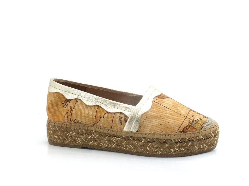 ALVIERO MARTINI 1° CLASSE Espadrillas Geo Beige Natural Z0196-391N - Sandrini Calzature e Abbigliamento