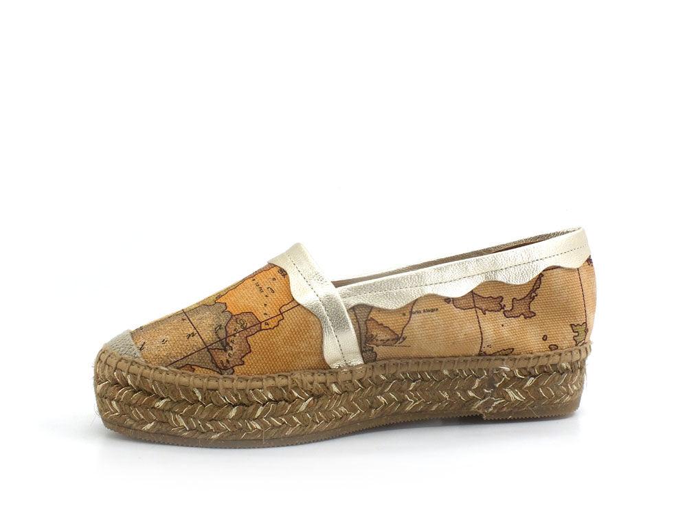 ALVIERO MARTINI 1° CLASSE Espadrillas Geo Beige Natural Z0196-391N - Sandrini Calzature e Abbigliamento