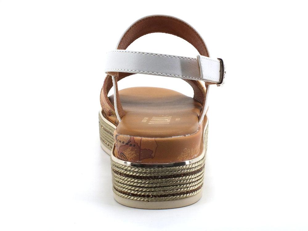 ALVIERO MARTINI 1° CLASSE Sandalo Listini Platform Beige Geo White N1190-0326 - Sandrini Calzature e Abbigliamento