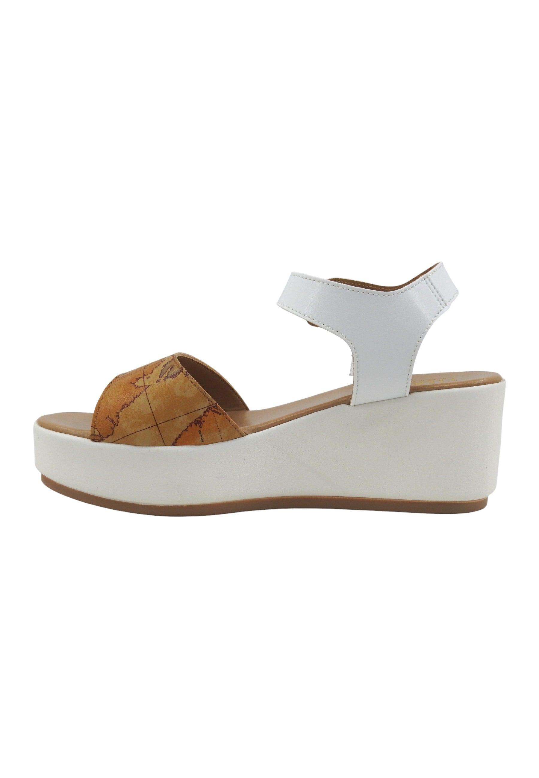 ALVIERO MARTINI 1° CLASSE Sandalo Zeppa Donna White Z0797-753B - Sandrini Calzature e Abbigliamento