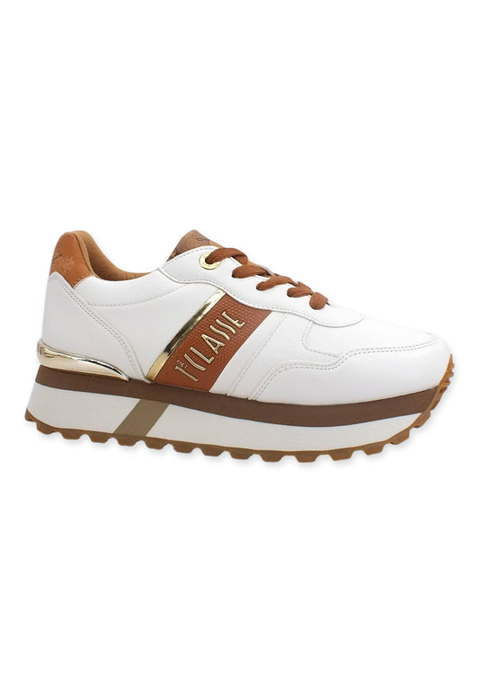 ALVIERO MARTINI 1° CLASSE Sneaker Donna Bande Geo White N1325-0193 - Sandrini Calzature e Abbigliamento
