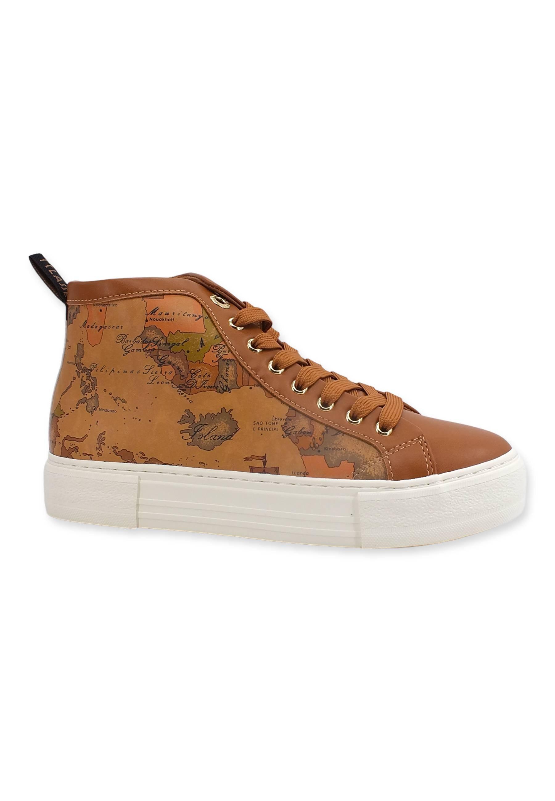 ALVIERO MARTINI 1° CLASSE Sneaker Donna Beige Geo 1297-0208 - Sandrini Calzature e Abbigliamento
