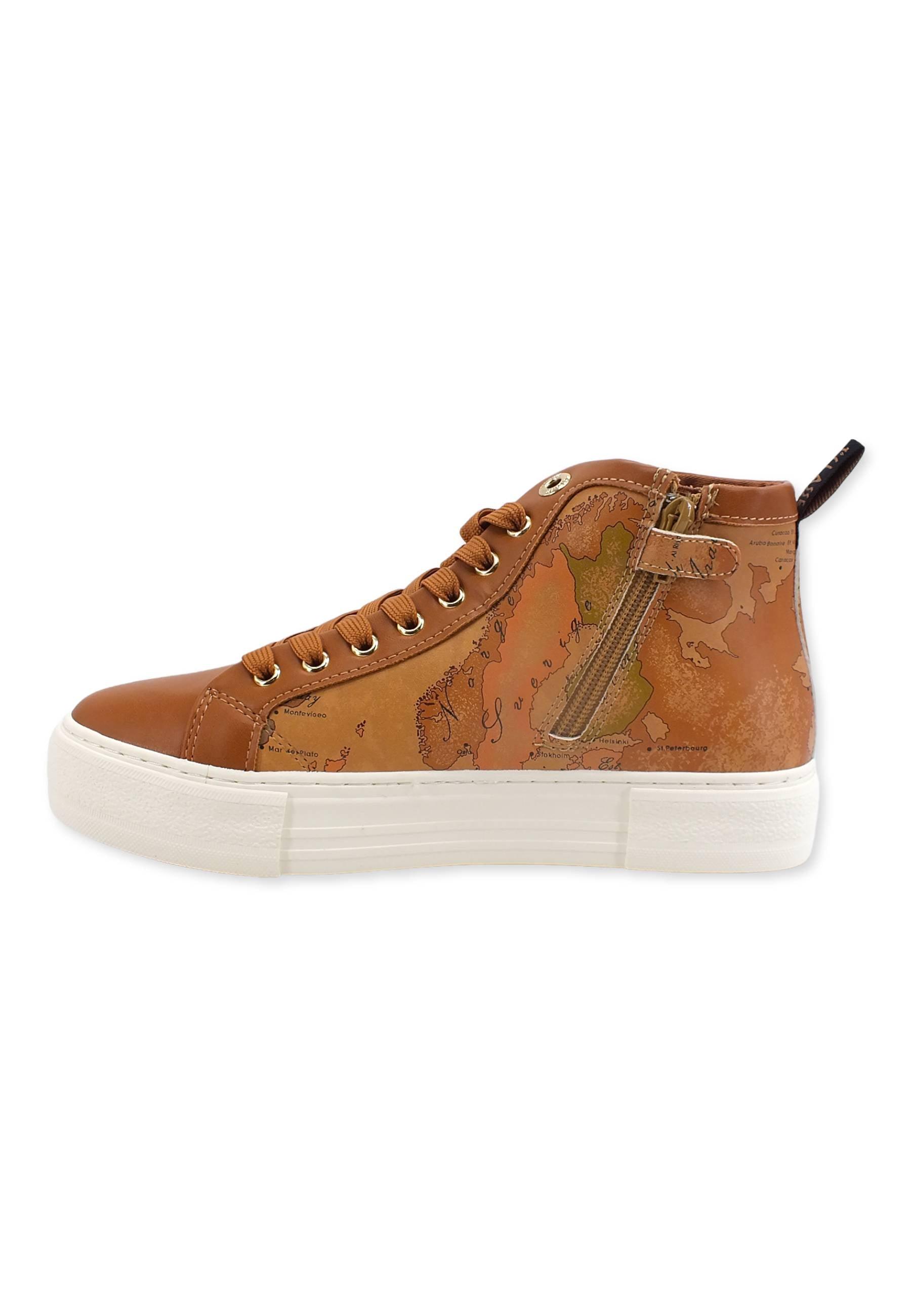ALVIERO MARTINI 1° CLASSE Sneaker Donna Beige Geo 1297-0208 - Sandrini Calzature e Abbigliamento