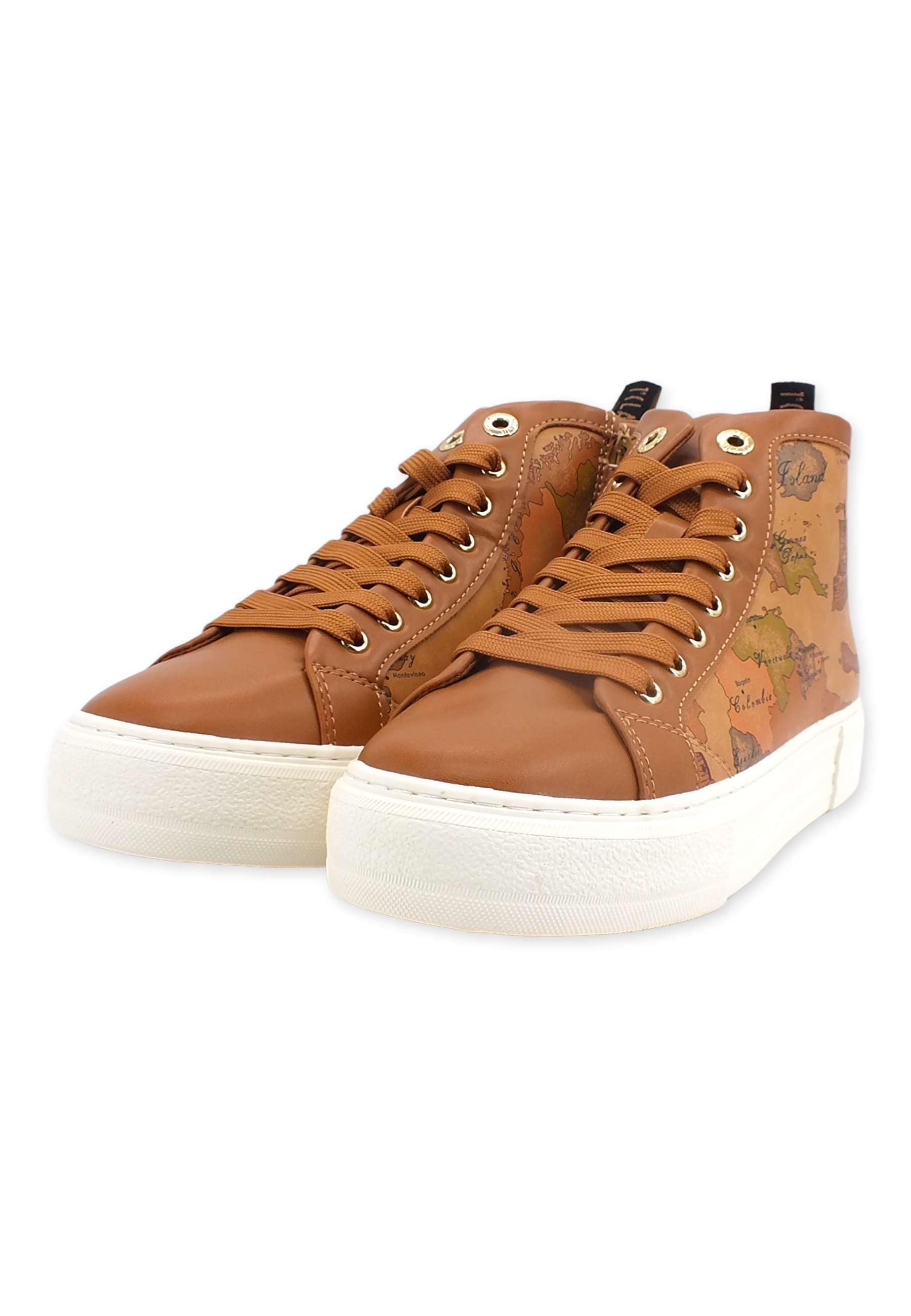 ALVIERO MARTINI 1° CLASSE Sneaker Donna Beige Geo 1297-0208 - Sandrini Calzature e Abbigliamento
