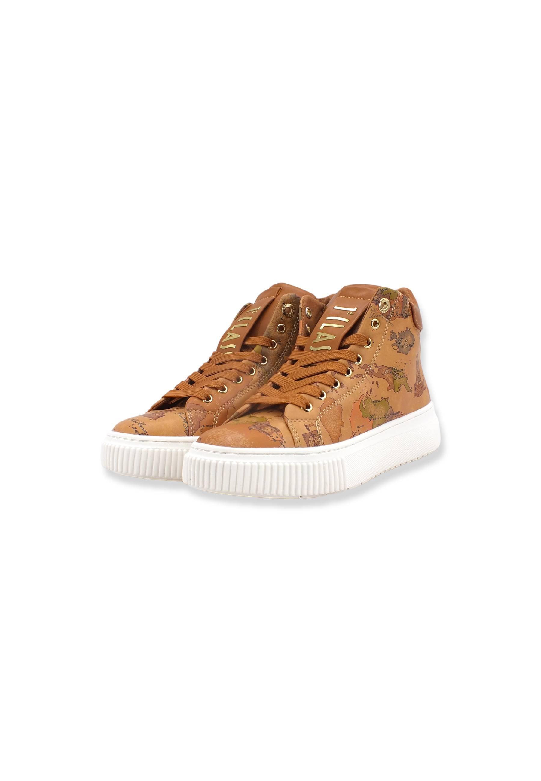 ALVIERO MARTINI 1° CLASSE Sneaker Donna Beige Geo 1307-0193 - Sandrini Calzature e Abbigliamento