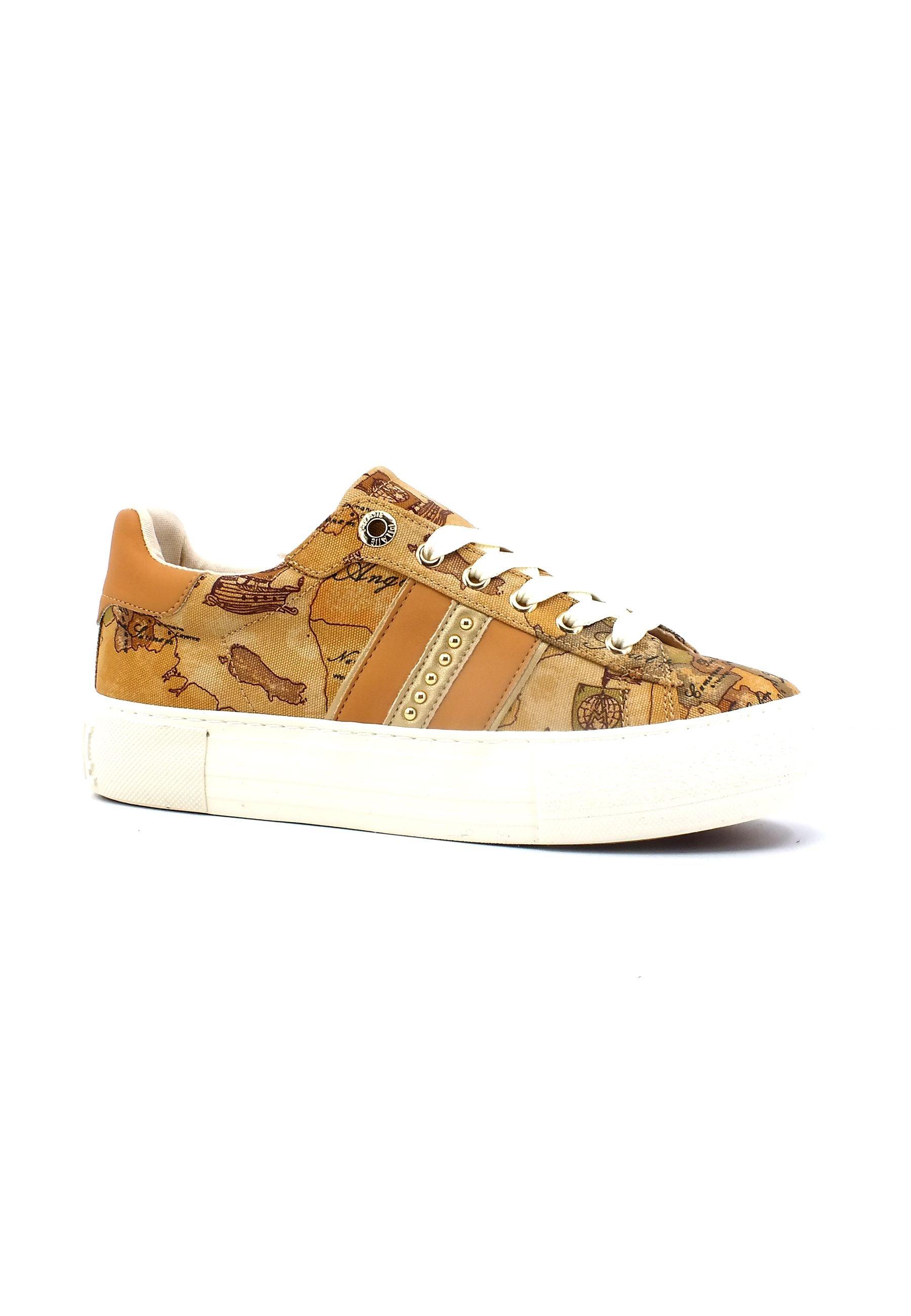 ALVIERO MARTINI 1° CLASSE Sneaker Donna Beige Geo N1505-0513 - Sandrini Calzature e Abbigliamento