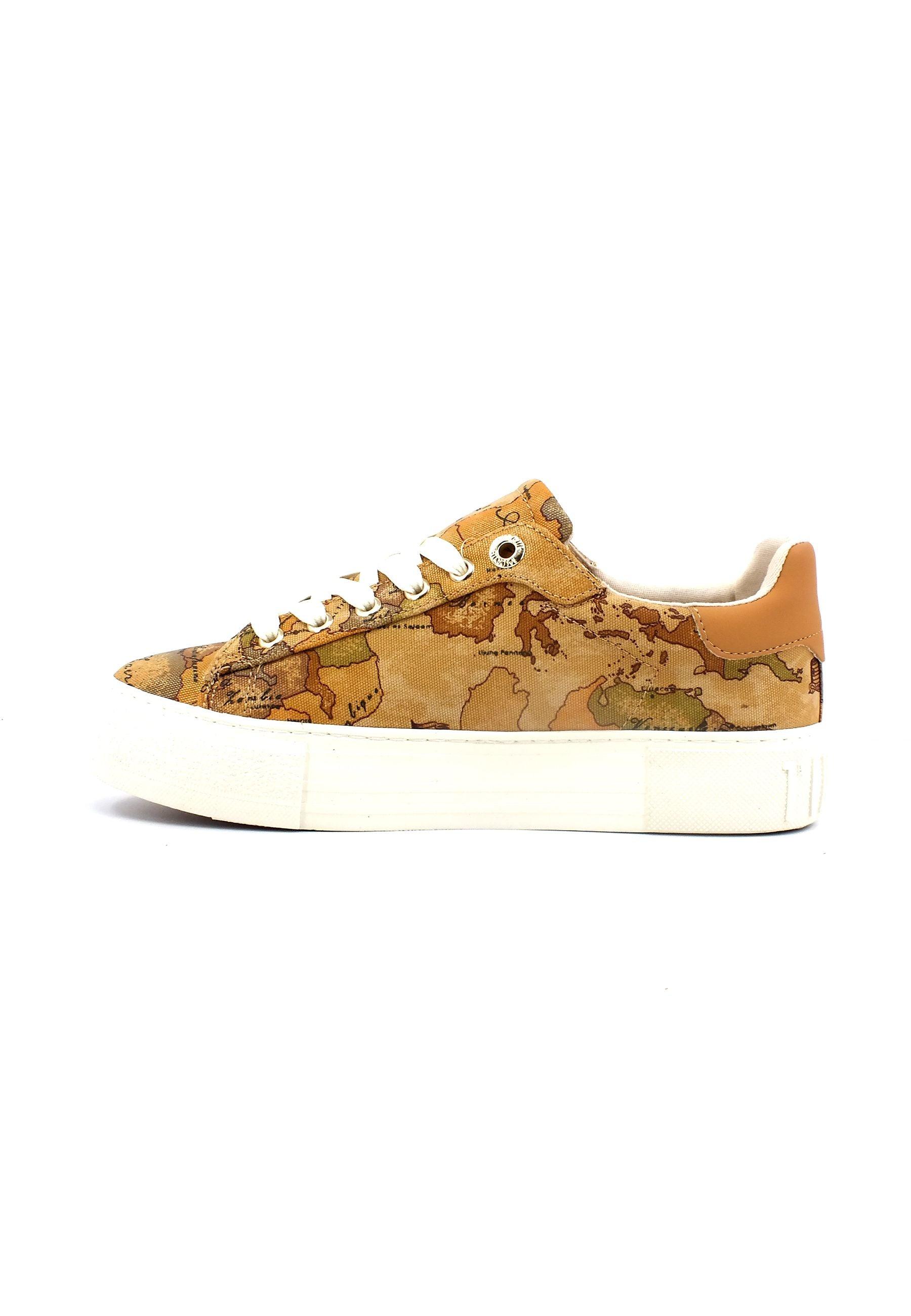 ALVIERO MARTINI 1° CLASSE Sneaker Donna Beige Geo N1505-0513 - Sandrini Calzature e Abbigliamento