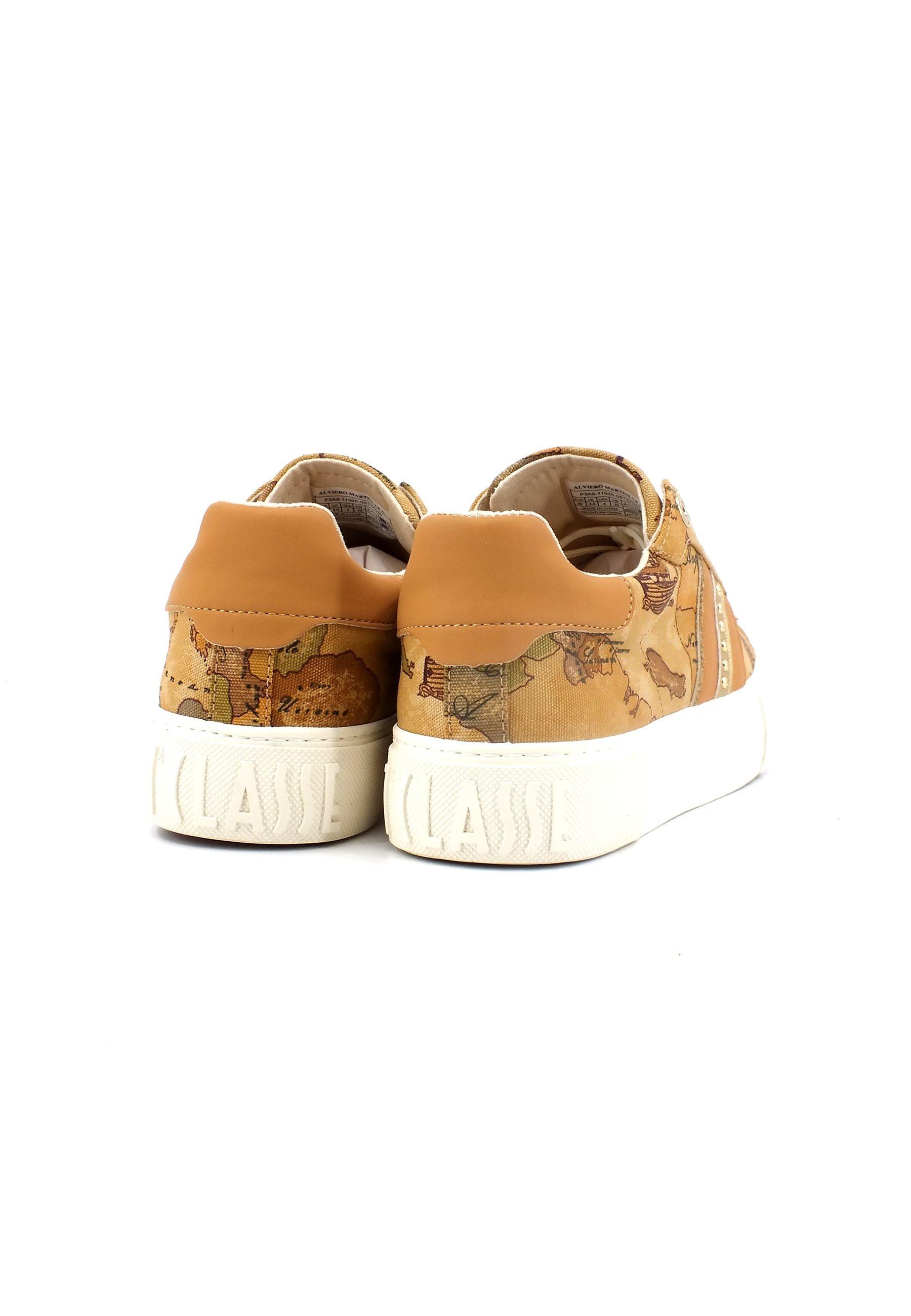 ALVIERO MARTINI 1° CLASSE Sneaker Donna Beige Geo N1505-0513 - Sandrini Calzature e Abbigliamento