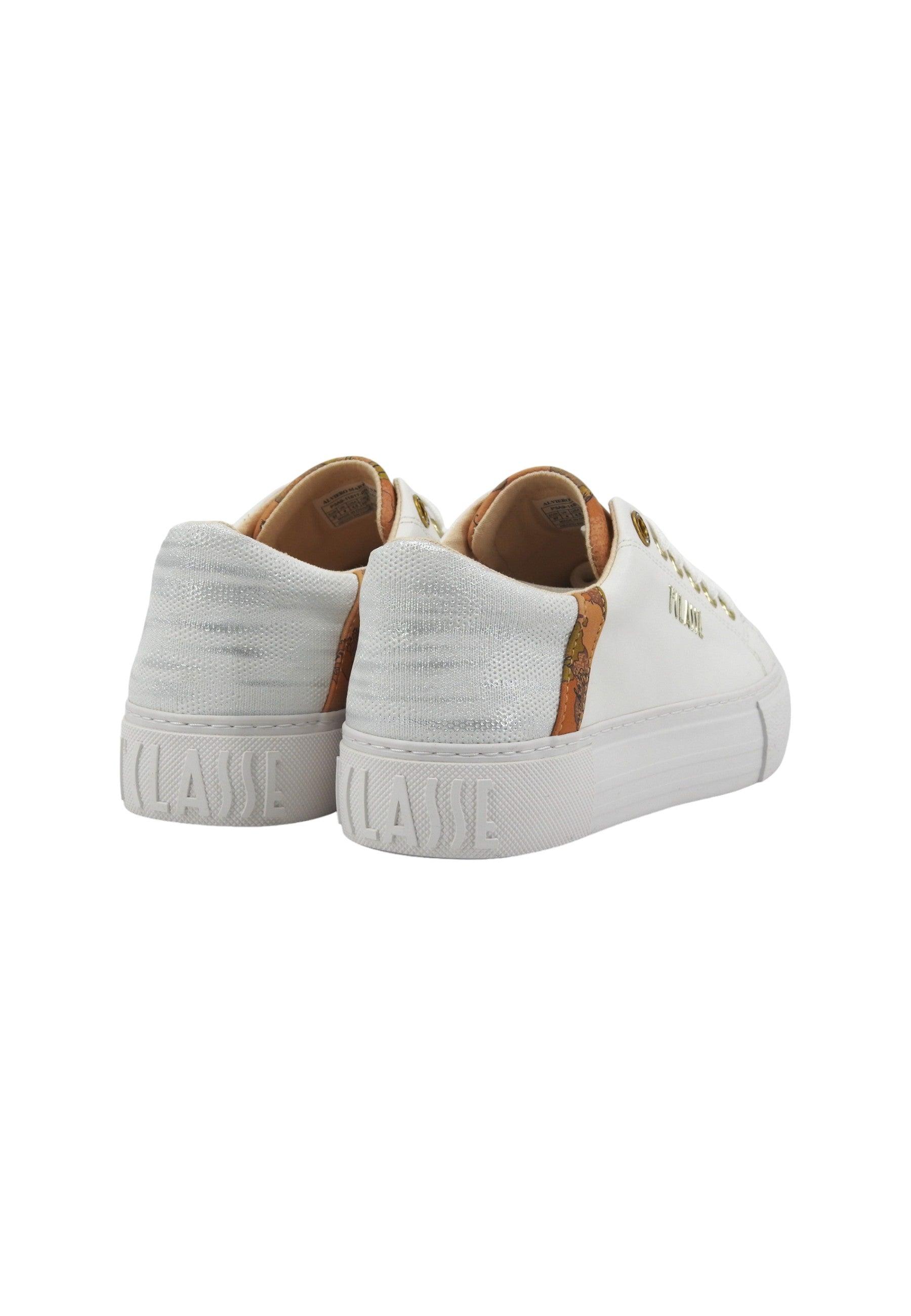 ALVIERO MARTINI 1° CLASSE Sneaker Donna Bianco Geo Beige N1817-0289 - Sandrini Calzature e Abbigliamento