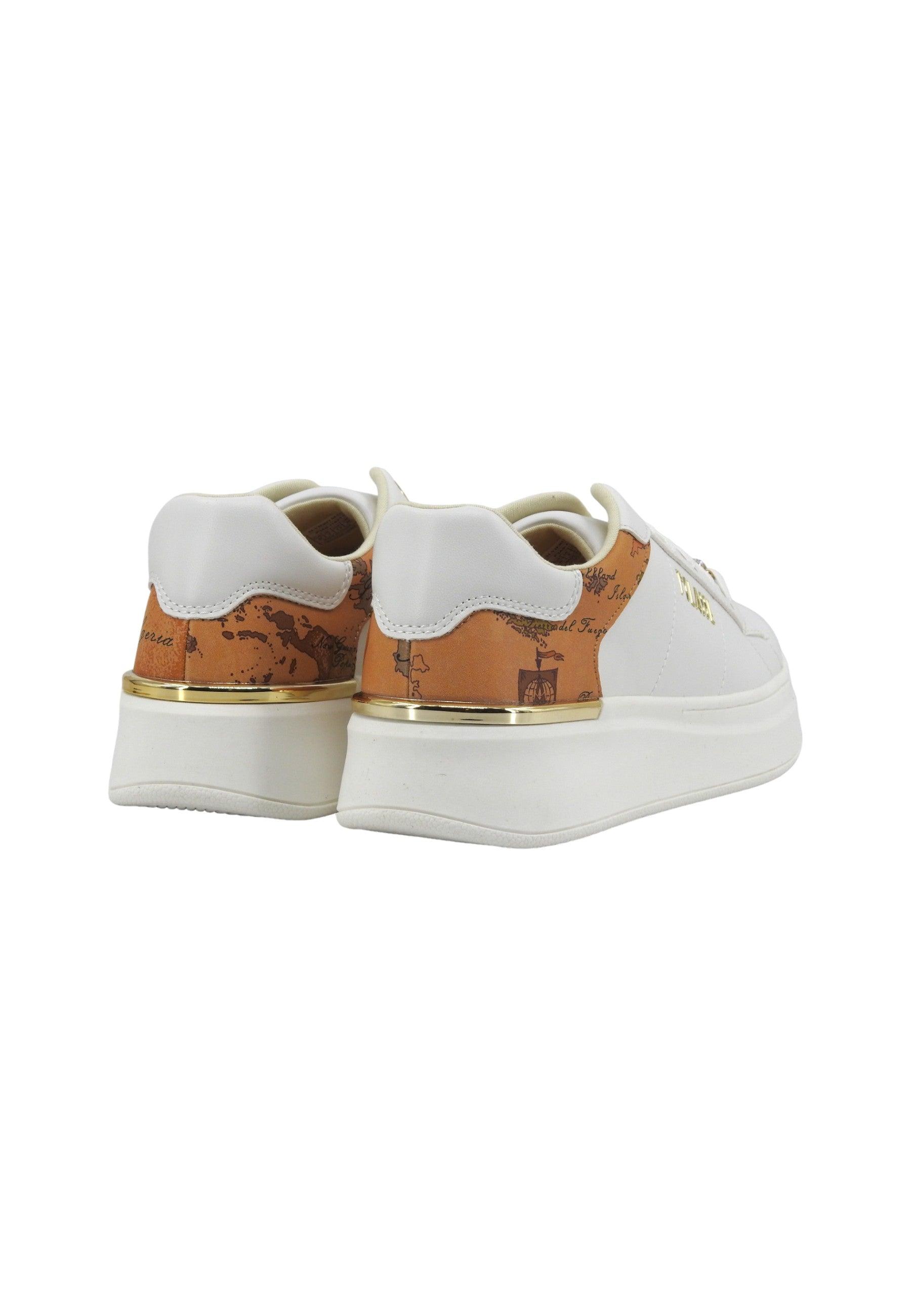 ALVIERO MARTINI 1° CLASSE Sneaker Donna Bianco Geo Beige N1821-0289 - Sandrini Calzature e Abbigliamento