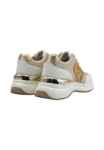ALVIERO MARTINI 1° CLASSE Sneaker Donna Bianco Geo Beige Nude N1828-0558 - Sandrini Calzature e Abbigliamento