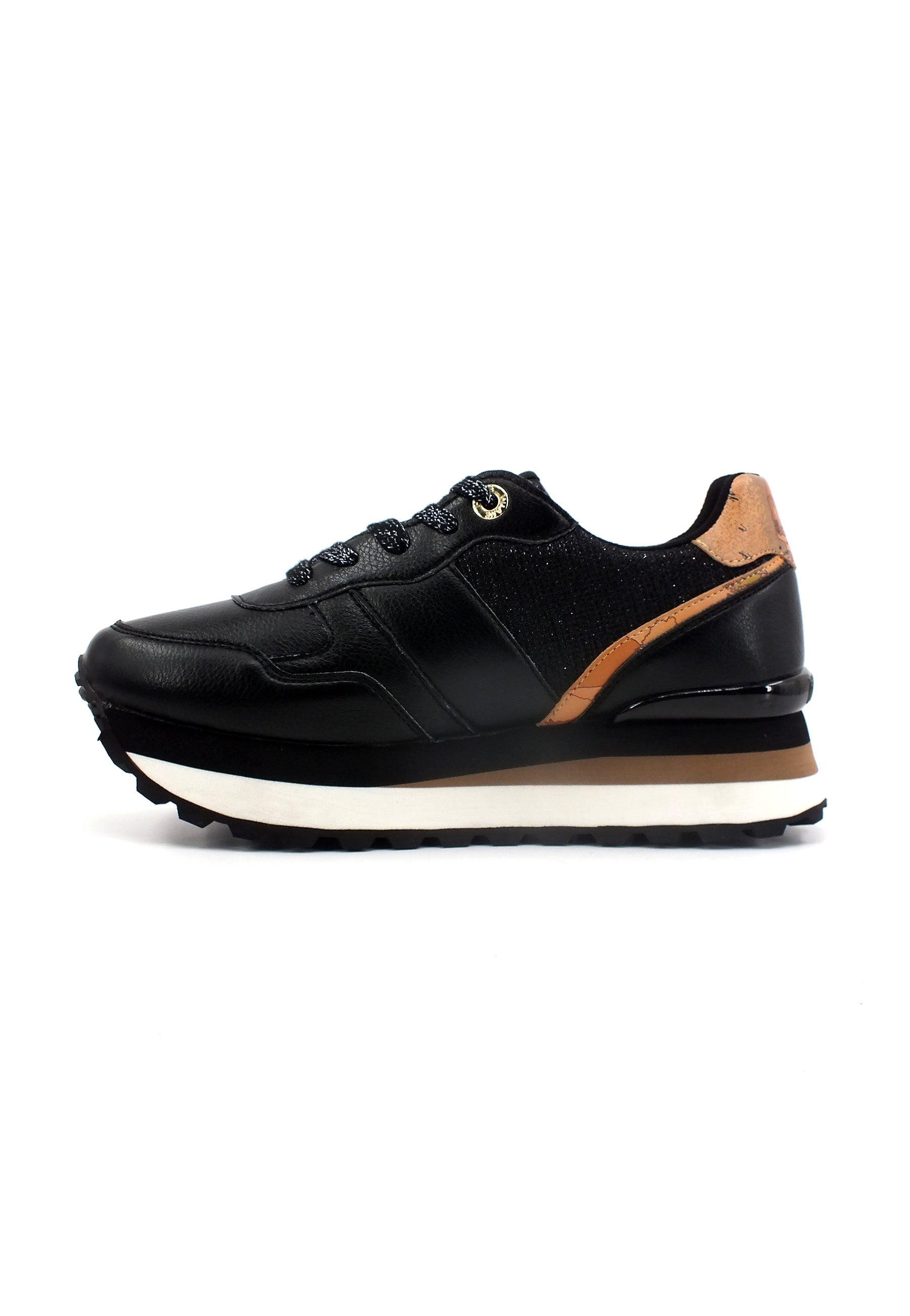 ALVIERO MARTINI 1° CLASSE Sneaker Donna Black Beige Geo N1692-0558 - Sandrini Calzature e Abbigliamento