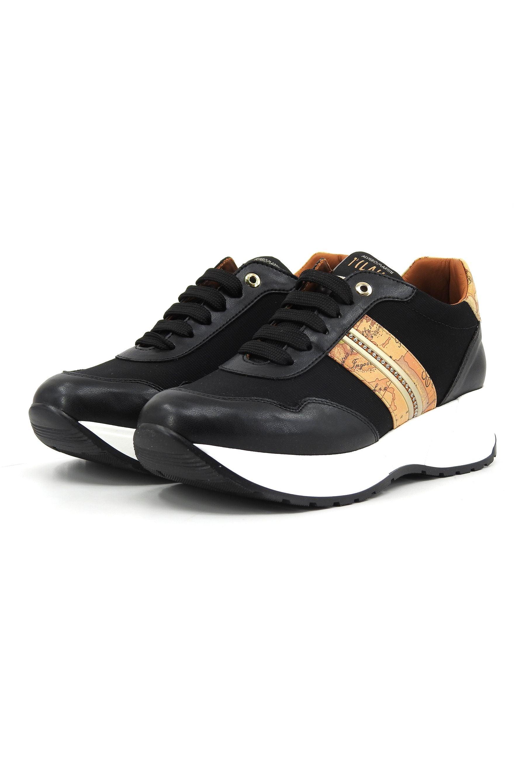 ALVIERO MARTINI 1° CLASSE Sneaker Donna Black Geo N1910-1365 - Sandrini Calzature e Abbigliamento