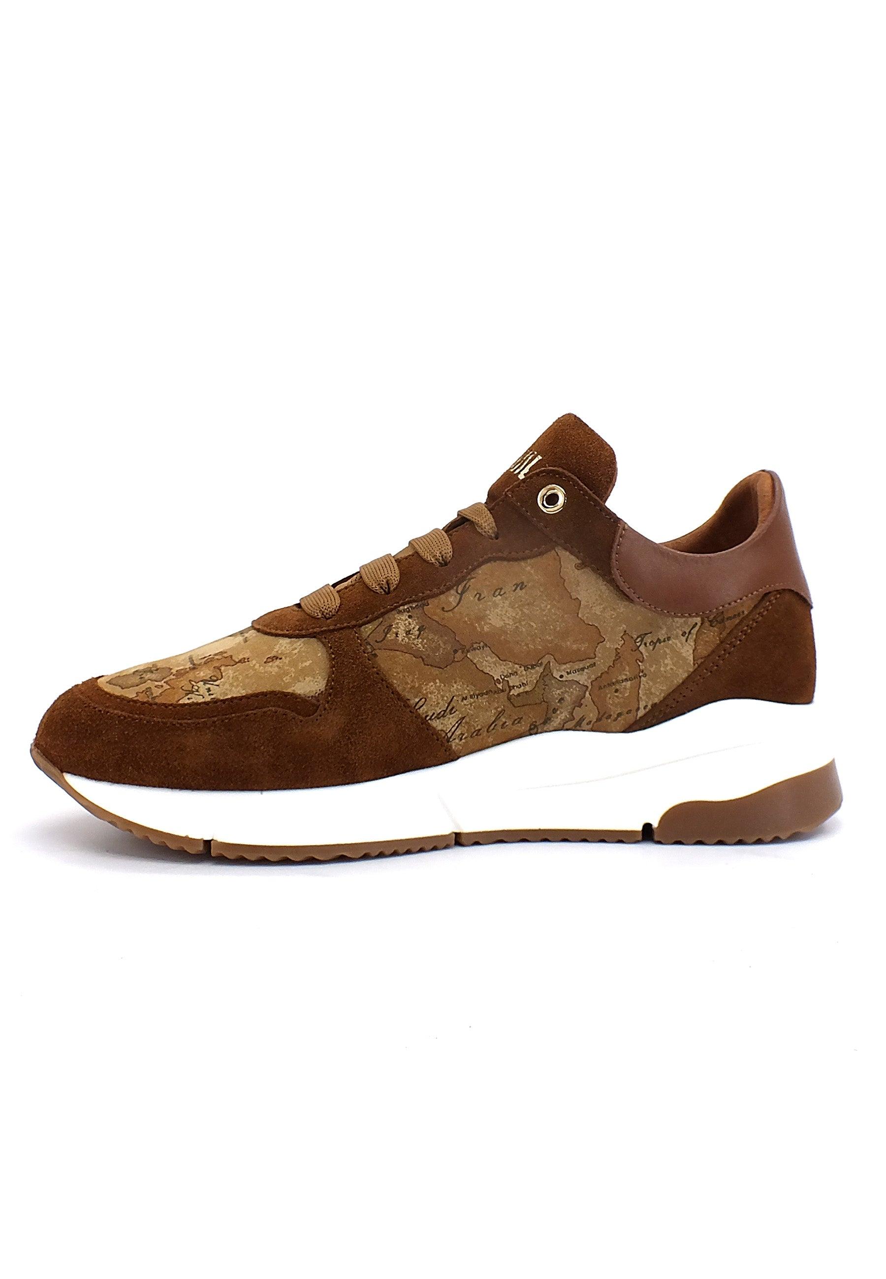 ALVIERO MARTINI 1° CLASSE Sneaker Donna Geo Marrone Natural Z0421-524F - Sandrini Calzature e Abbigliamento