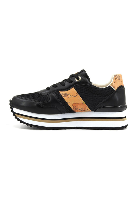 ALVIERO MARTINI 1° CLASSE Sneaker Donna Nero Geo Beige N1832-0208 - Sandrini Calzature e Abbigliamento