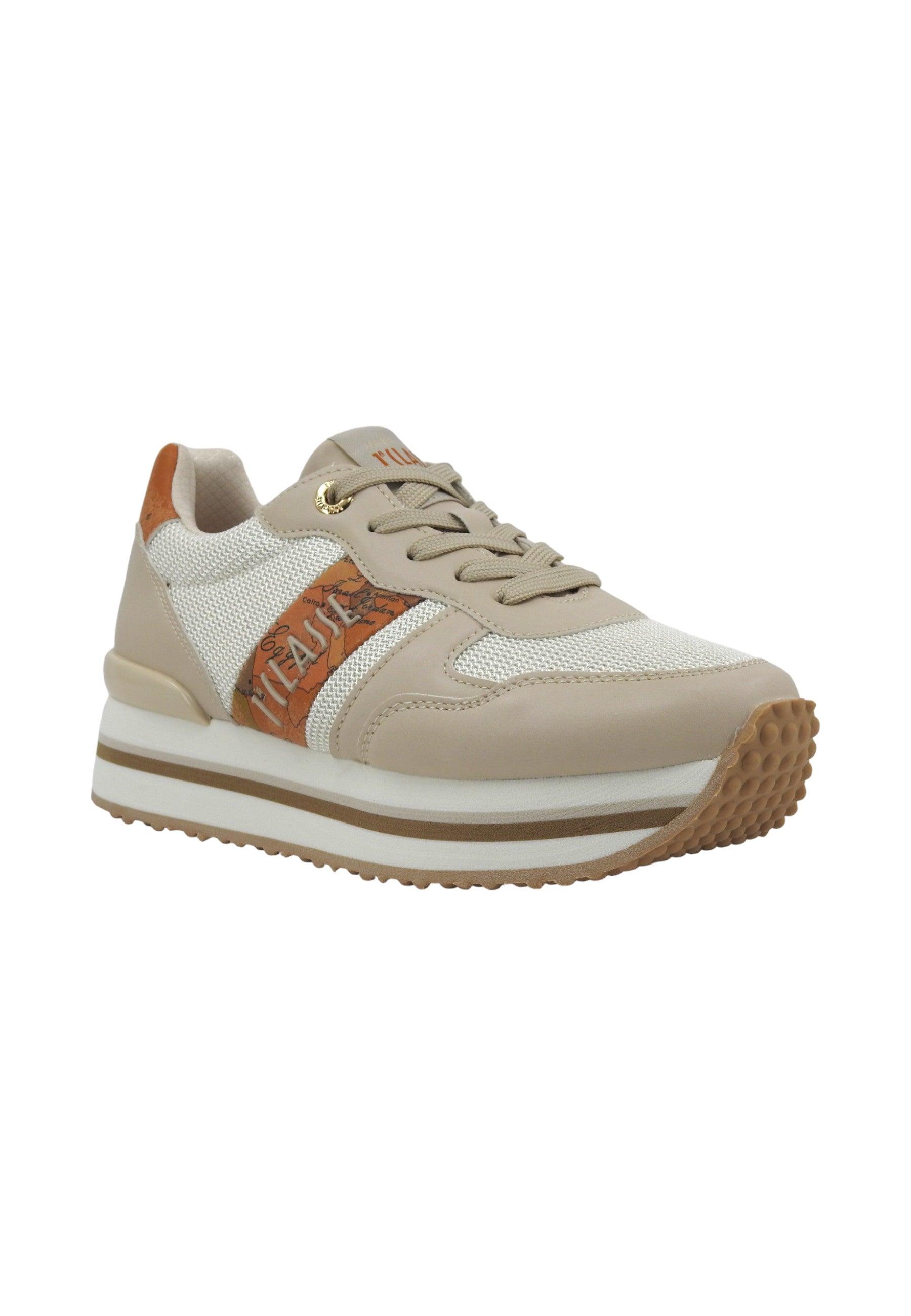 ALVIERO MARTINI 1° CLASSE Sneaker Donna Sabbia Geo Beige N1832-0208 - Sandrini Calzature e Abbigliamento