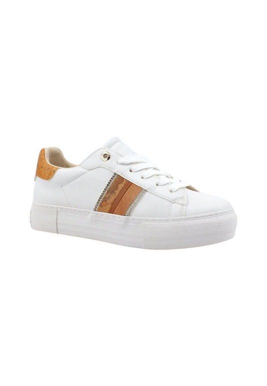 ALVIERO MARTINI 1° CLASSE Sneaker Donna White Beige Geo N1504-0289 - Sandrini Calzature e Abbigliamento