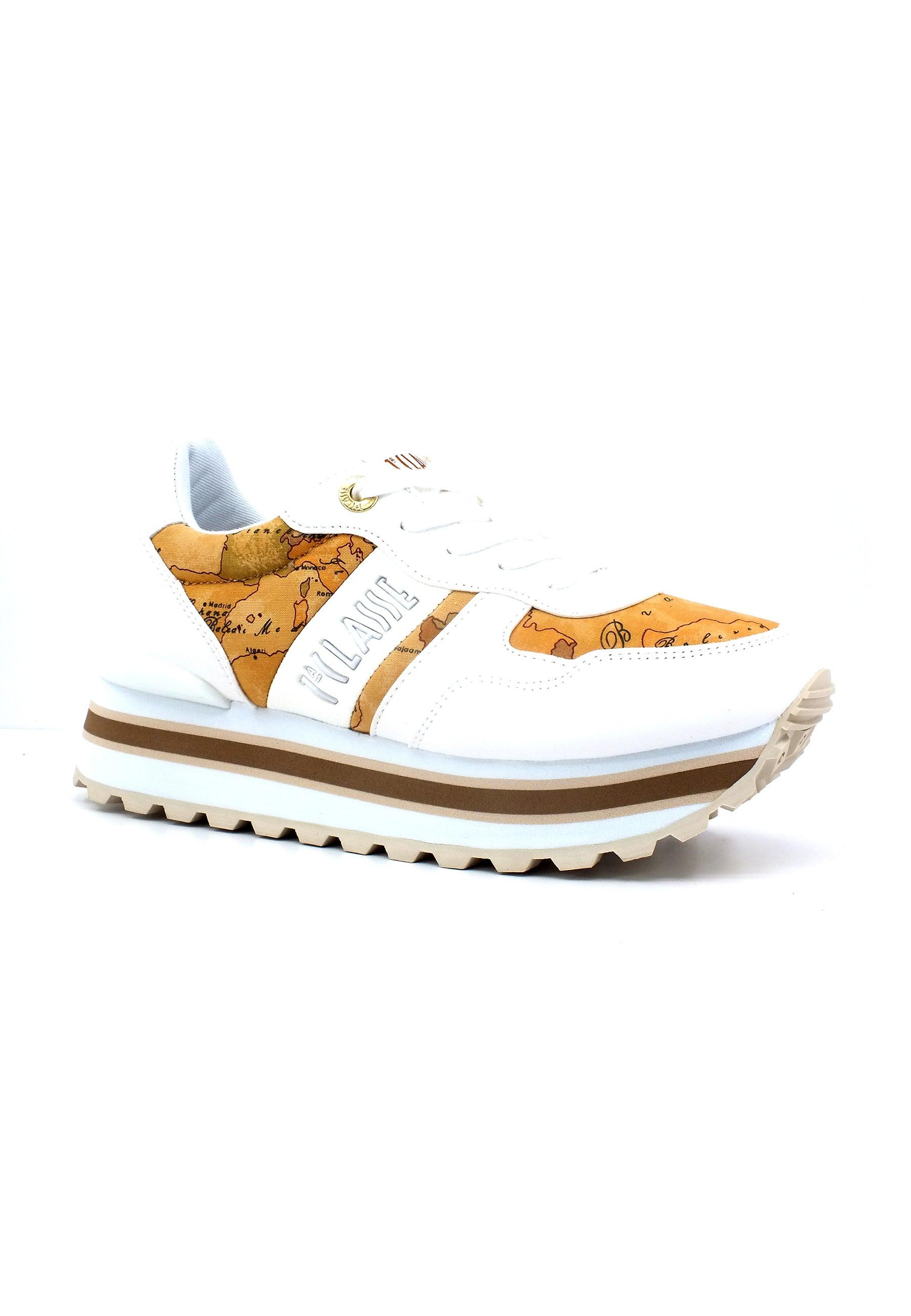 ALVIERO MARTINI 1° CLASSE Sneaker Donna White Beige N1520-0208 - Sandrini Calzature e Abbigliamento