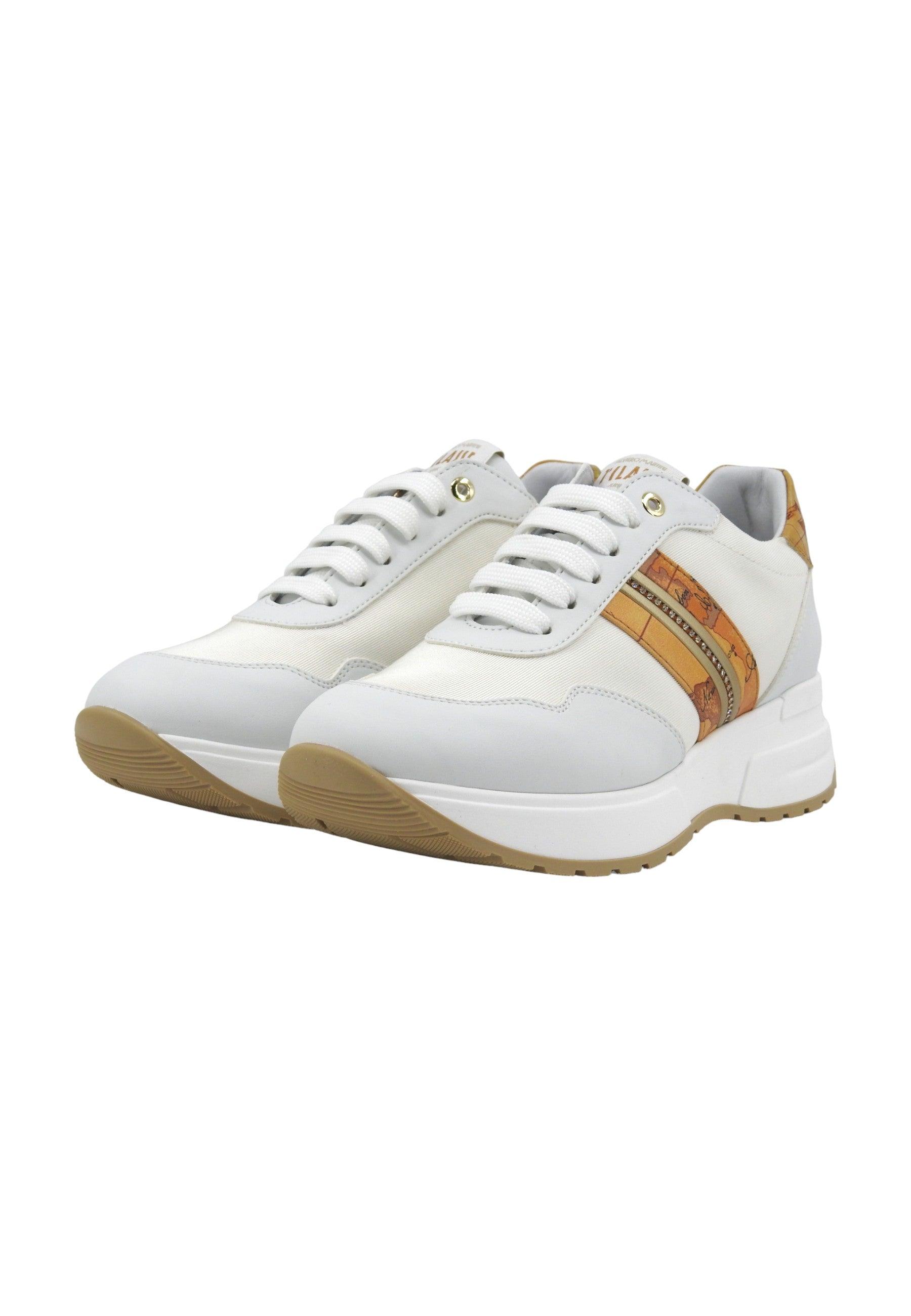 ALVIERO MARTINI 1° CLASSE Sneaker Donna White Beige N1910-1365 - Sandrini Calzature e Abbigliamento