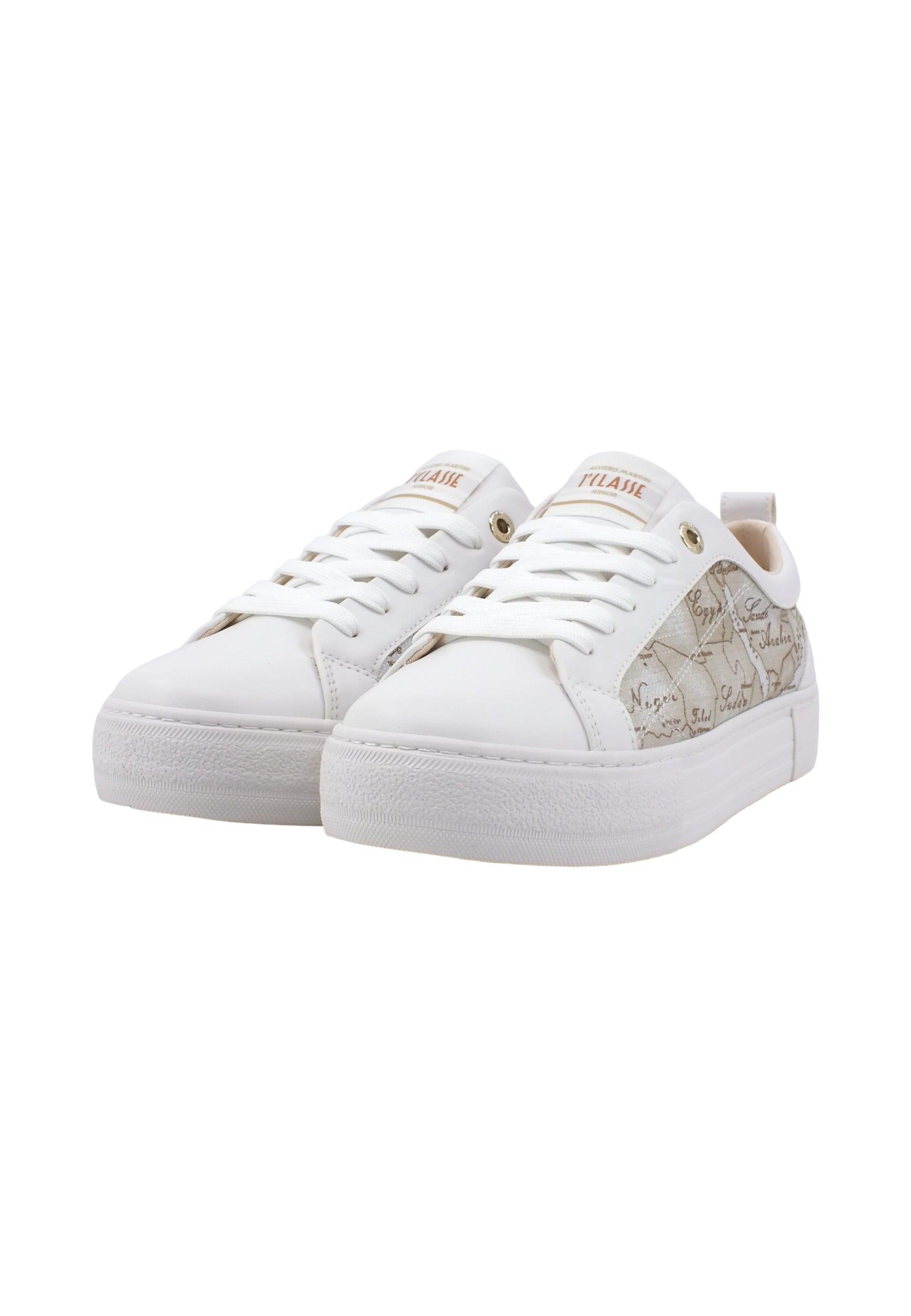 ALVIERO MARTINI 1° CLASSE Sneaker Donna White Safari Geo N1497-0558 - Sandrini Calzature e Abbigliamento