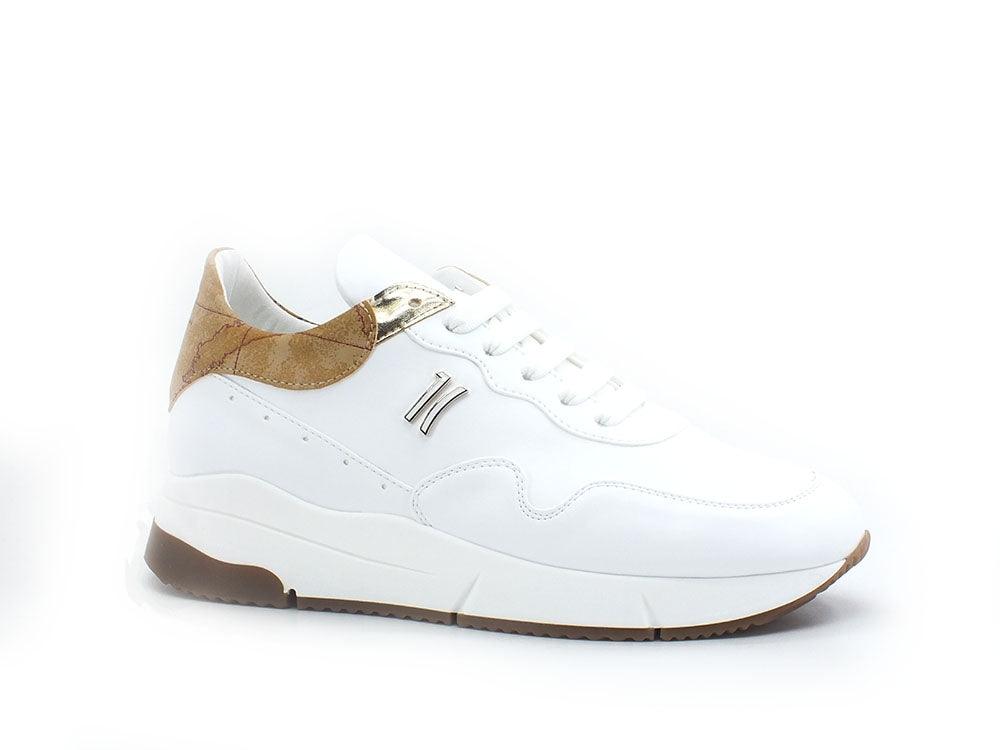 ALVIERO MARTINI 1° CLASSE Sneaker Logo Geo White Bianco Z0266-753F - Sandrini Calzature e Abbigliamento
