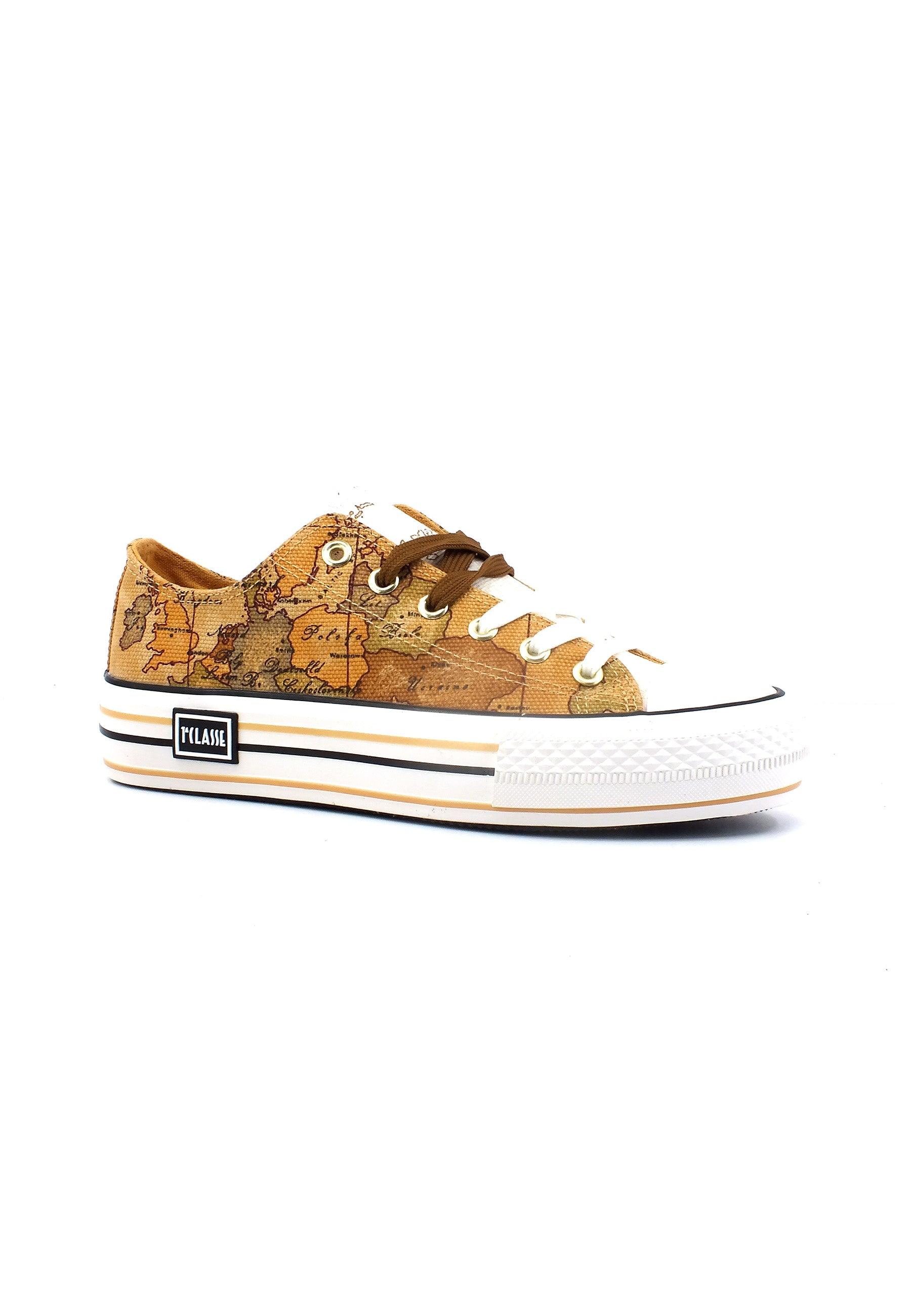ALVIERO MARTINI 1° CLASSE Sneaker Ox Donna Geo Natural Z0573-3915 - Sandrini Calzature e Abbigliamento
