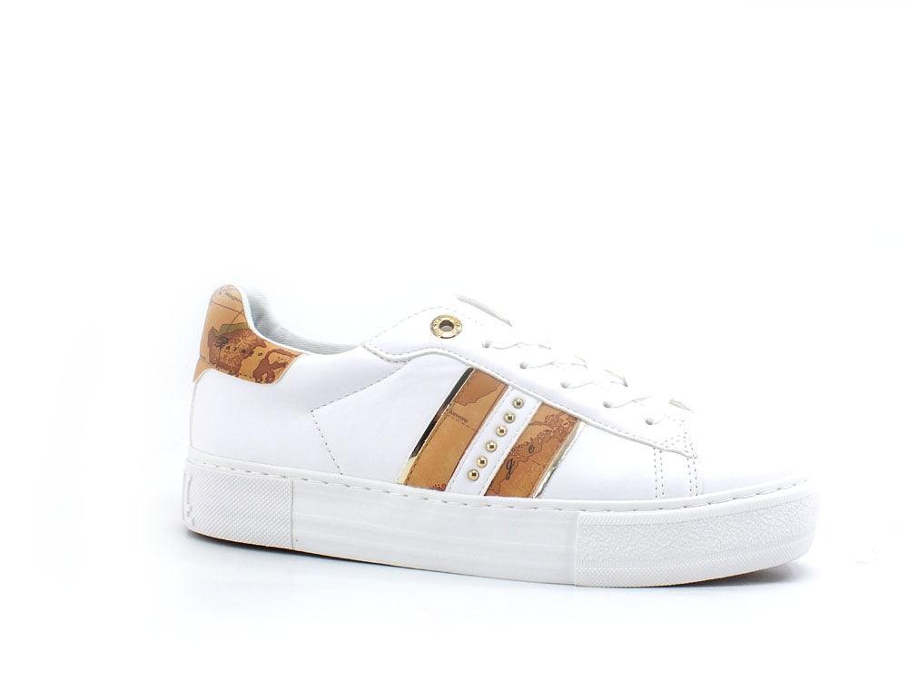 ALVIERO MARTINI 1° CLASSE Sneaker Platform Geo White Beige N1152-0289 - Sandrini Calzature e Abbigliamento