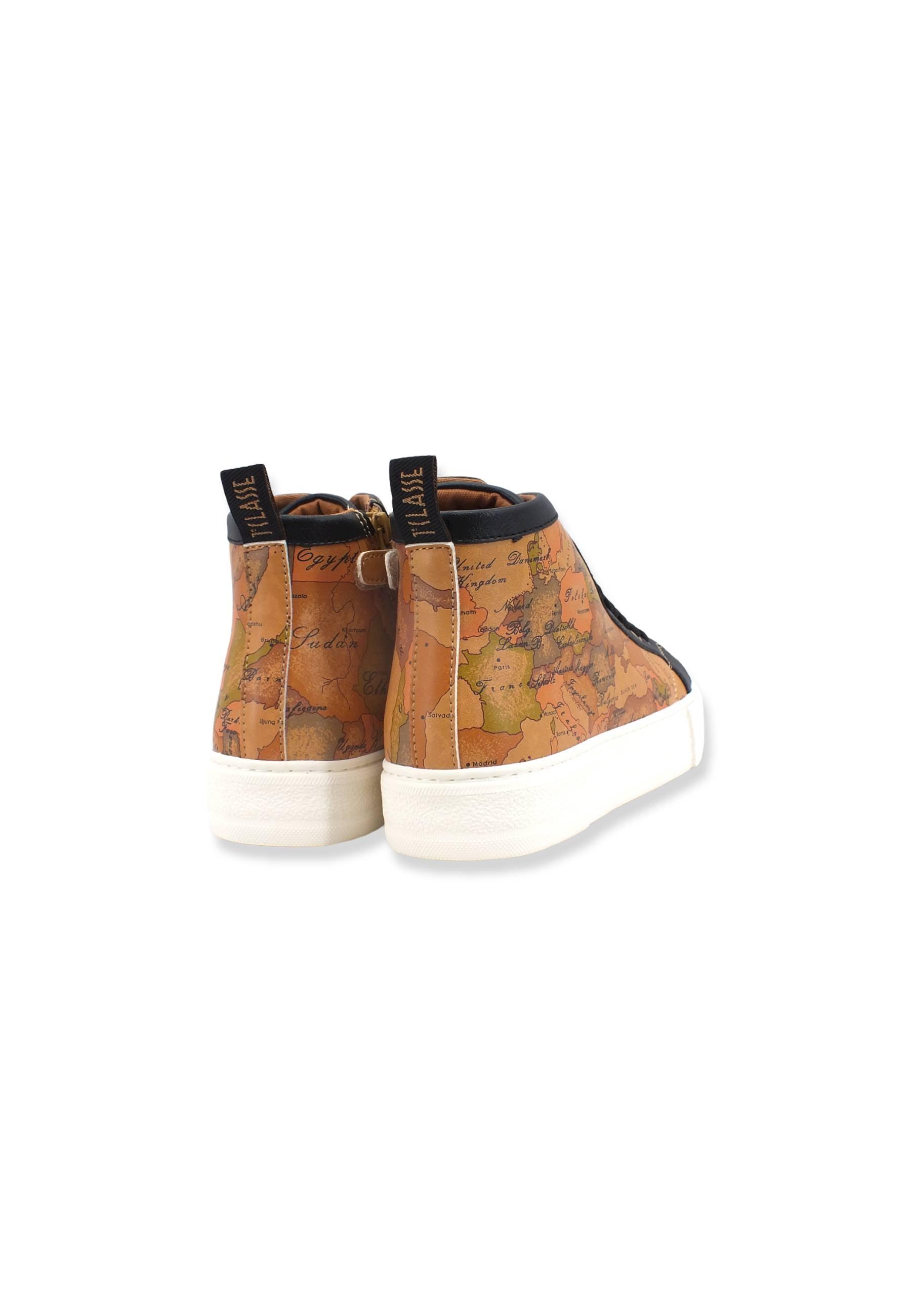 ALVIERO MARTINI 1° CLASSE Sneaker Punta Black Donna Black Geo Beige 1297-0208 - Sandrini Calzature e Abbigliamento